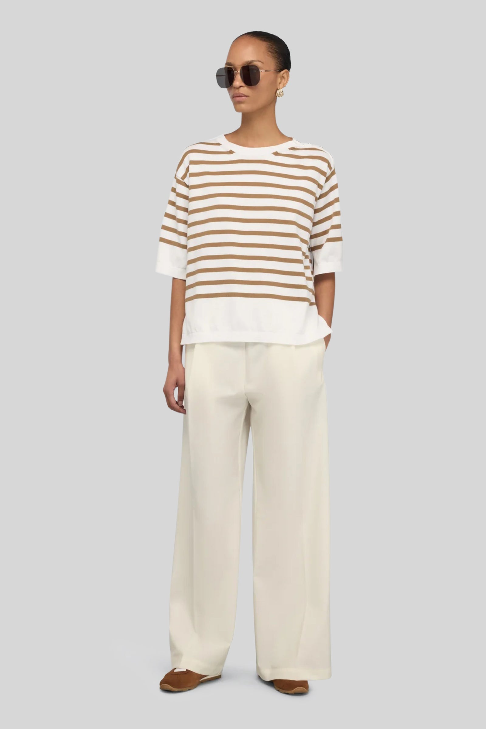 Semicouture Maglia Aurora Panna/beige Donna - 4