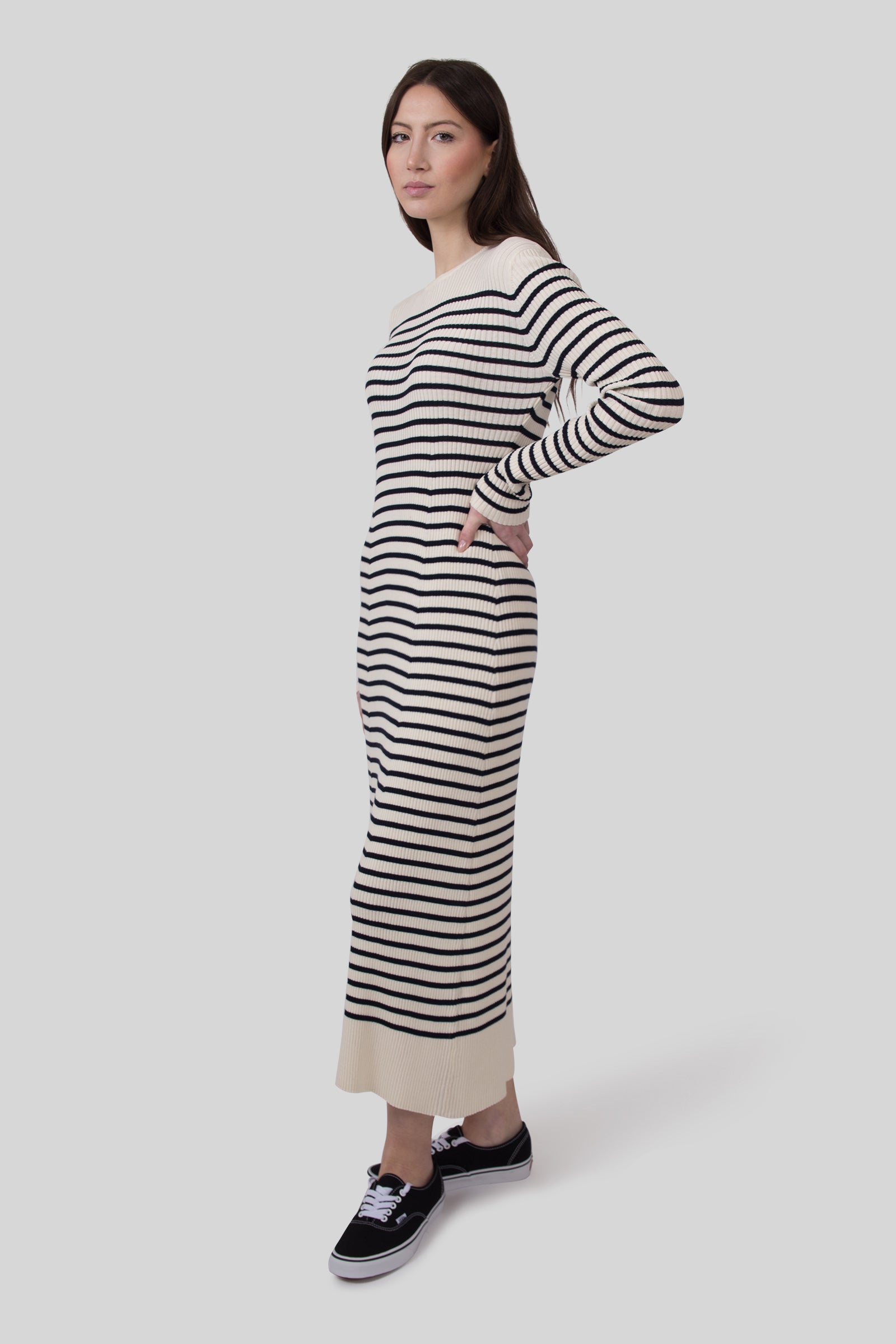 Semicouture Abito Belinda Beige/blu Donna - 5