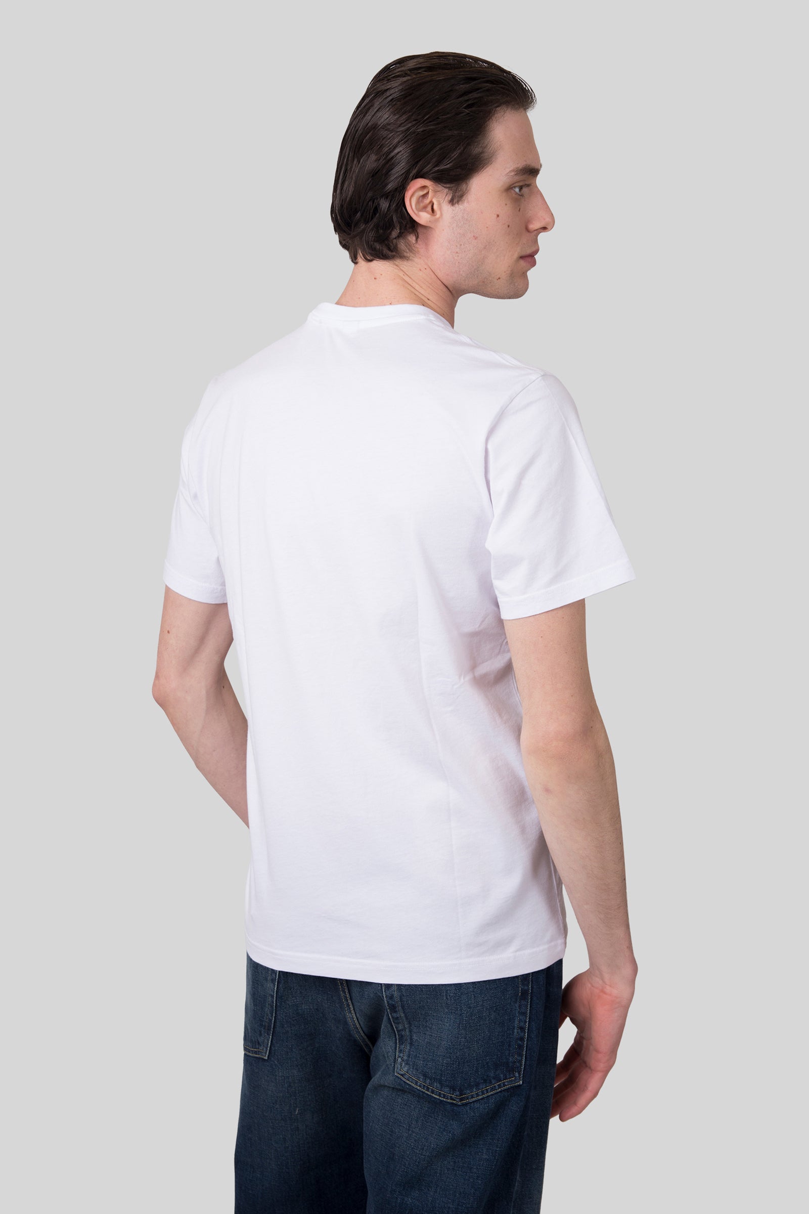 Aspesi T-shirt In Jersey Di Cotone Bianco Uomo - 5