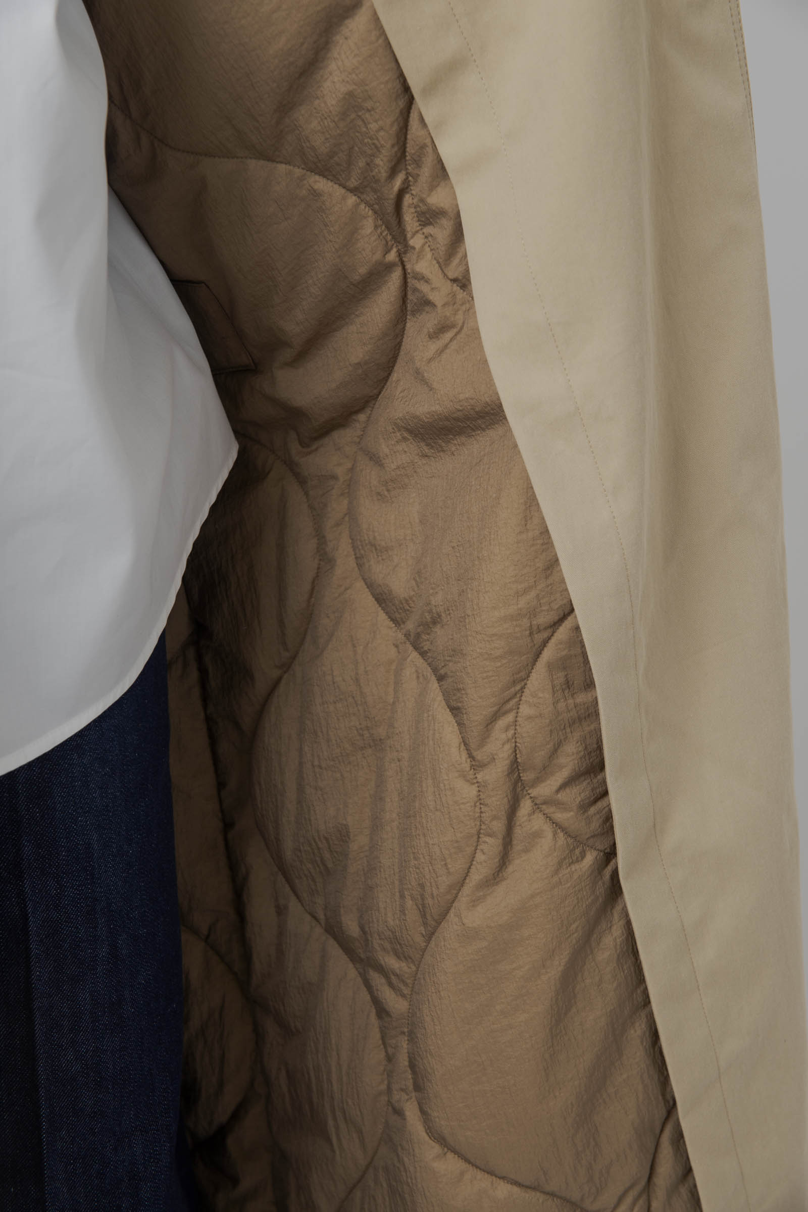 Max Mara Weekend Trench In Gabardina Ghia Beige Donna - 9