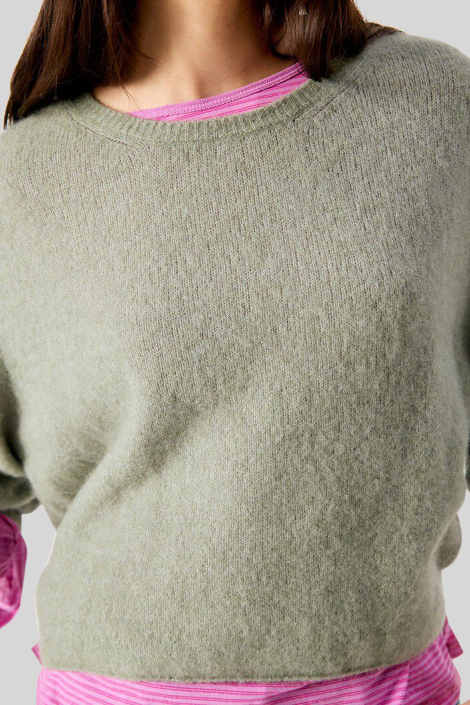 American Vintage Maglia Vitow Khaki Donna - 4