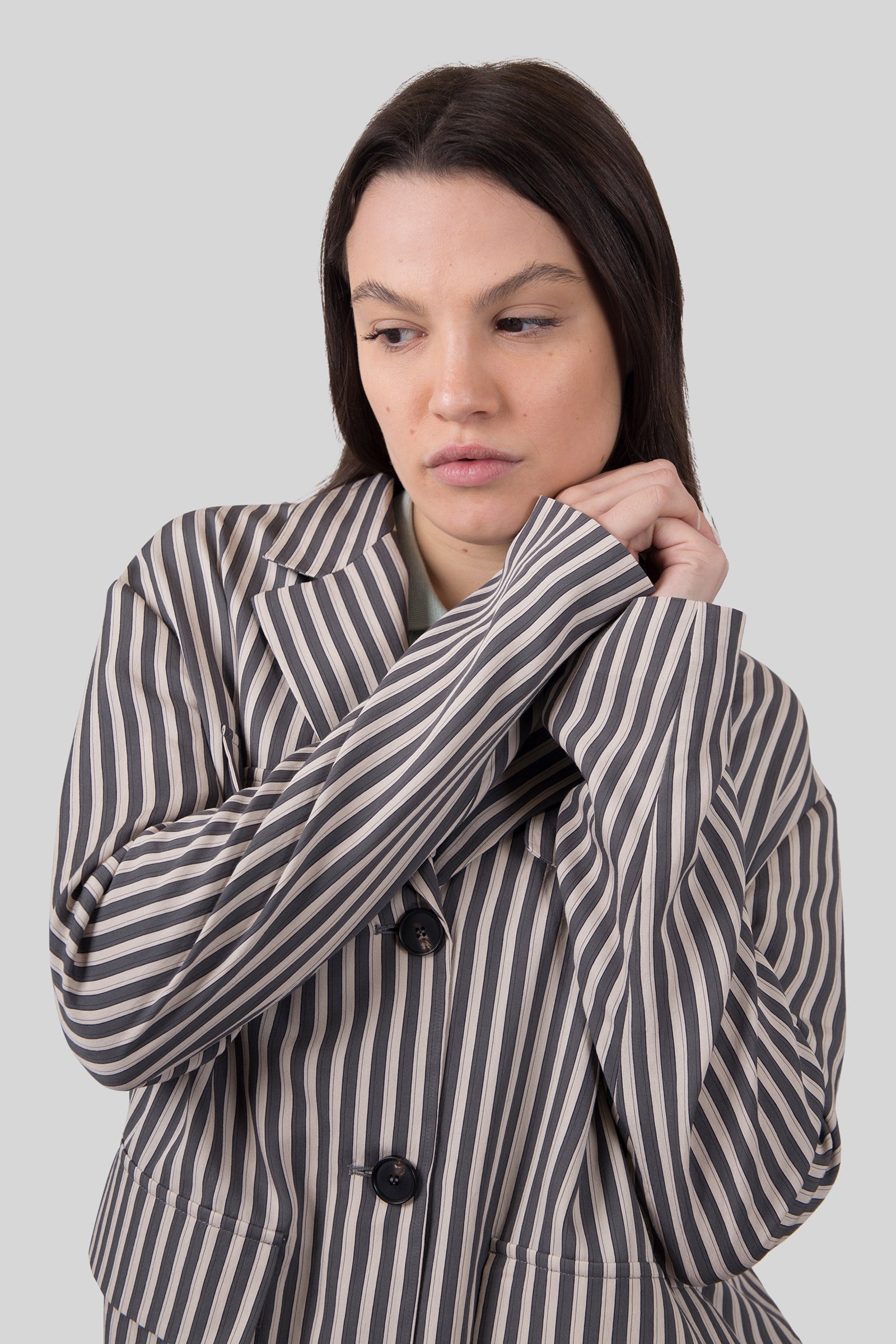 Tela Giacca Tangeri Grigio Donna - 7