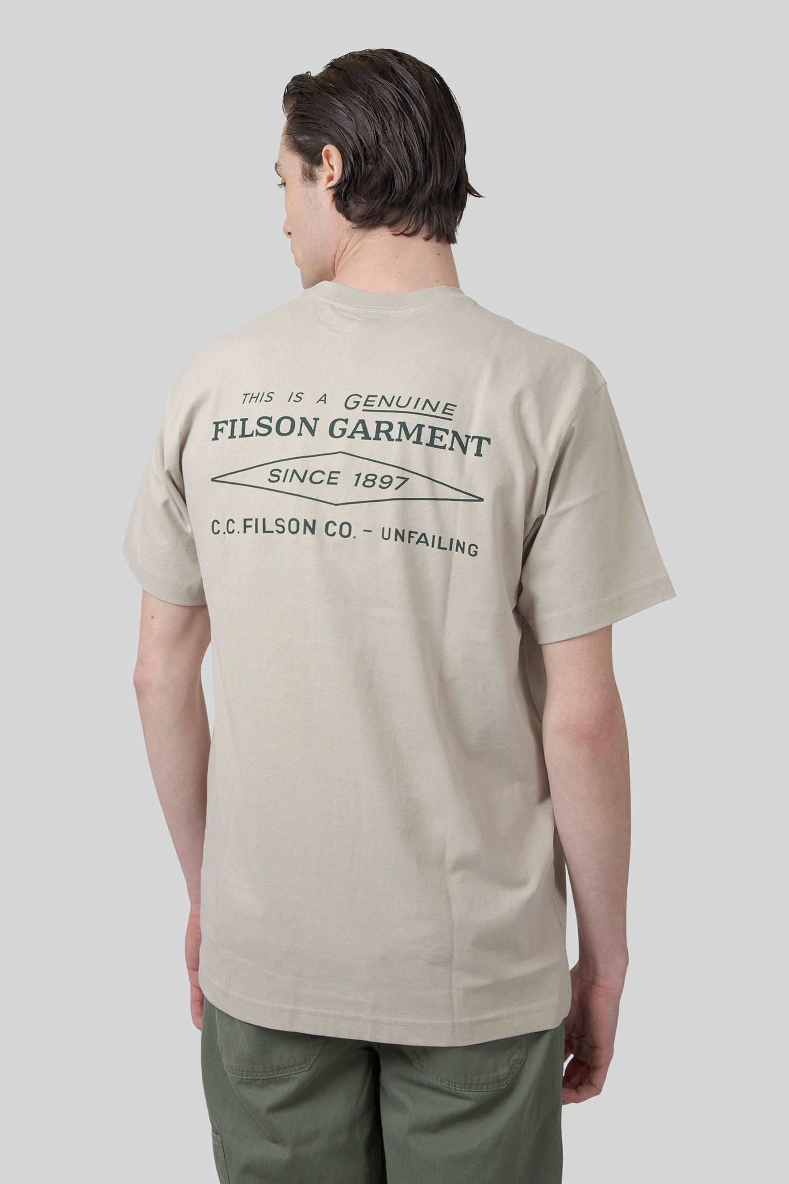 Filson T-shirt Diamond Graphic Tortora Uomo - 4