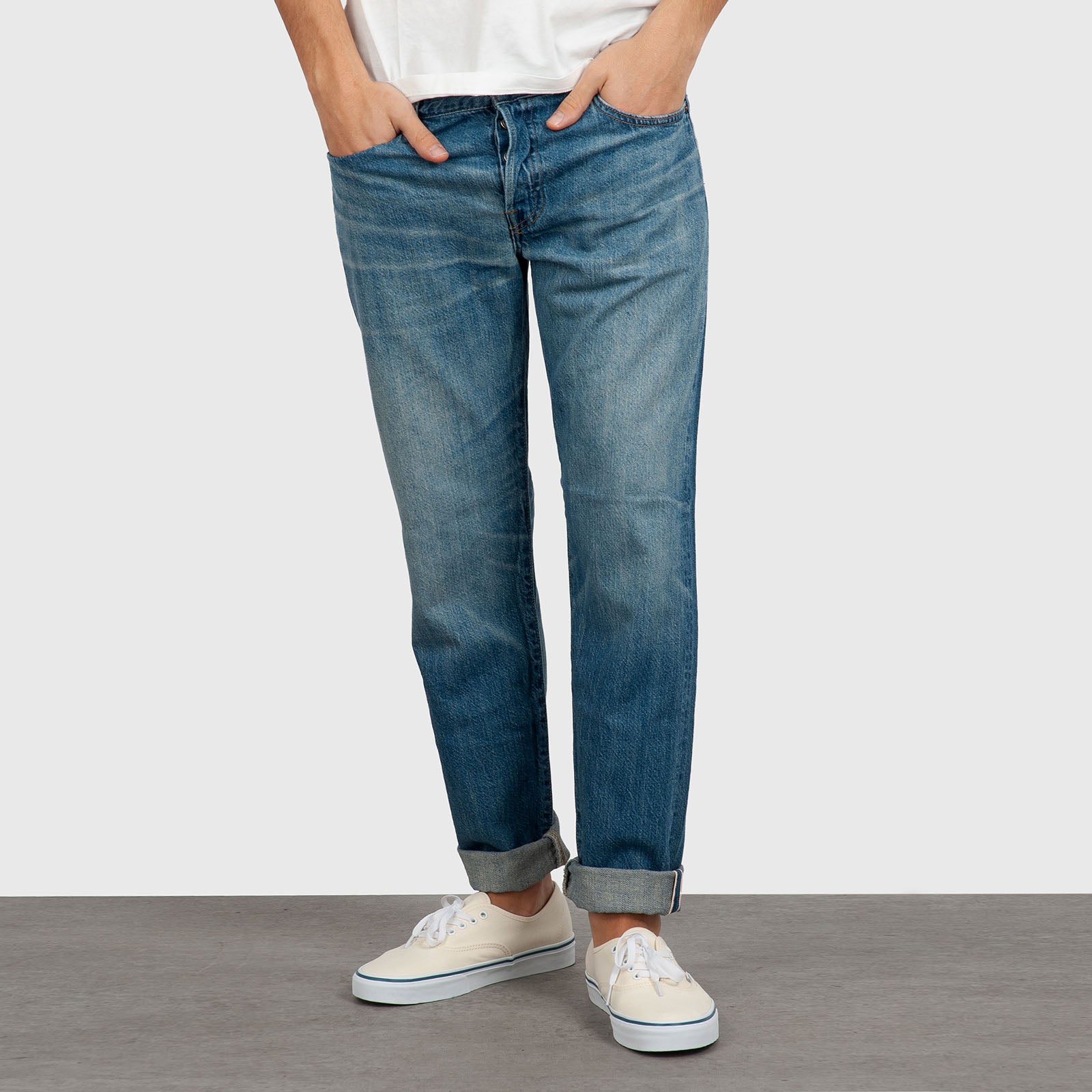 Edwin Jeans Regular Tapered Japan Blu Chiaro Uomo - 7