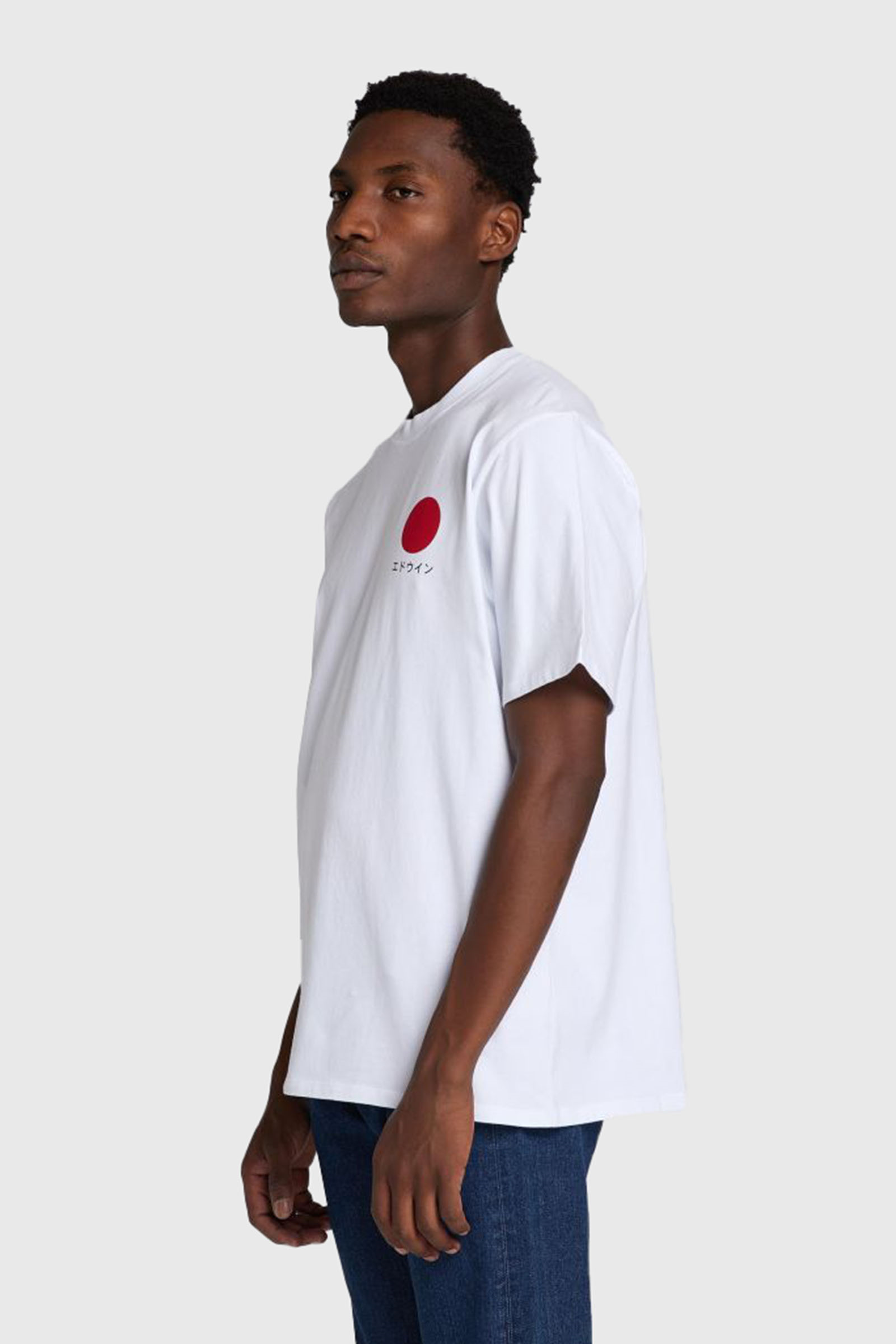 Edwin T-shirt Japanese Sun Bianco Uomo - 2