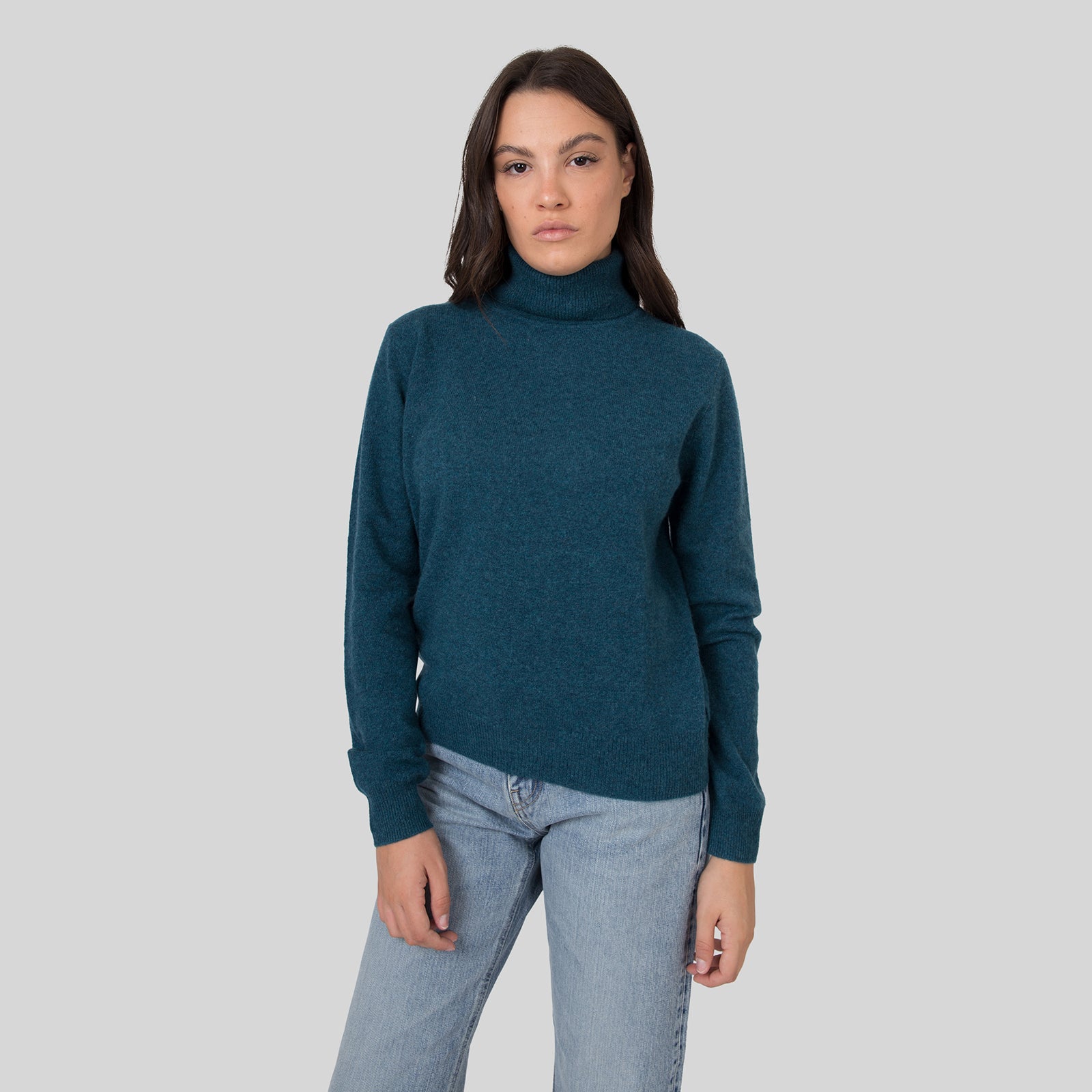 Absolut Cashmere Maglia Themys Petrolio Donna - 7