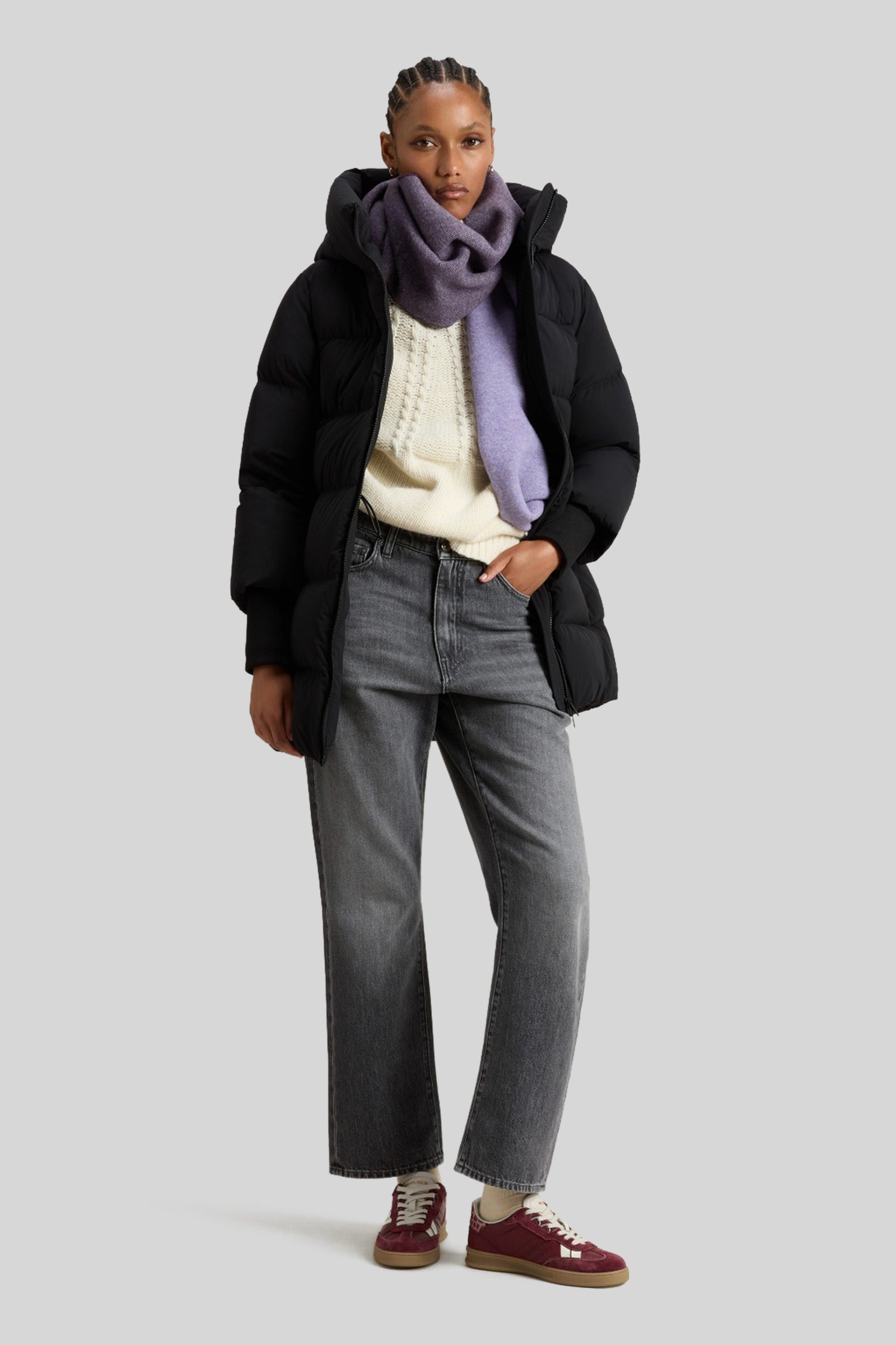 Woolrich Cloud Madison Coat Nero Donna - 8