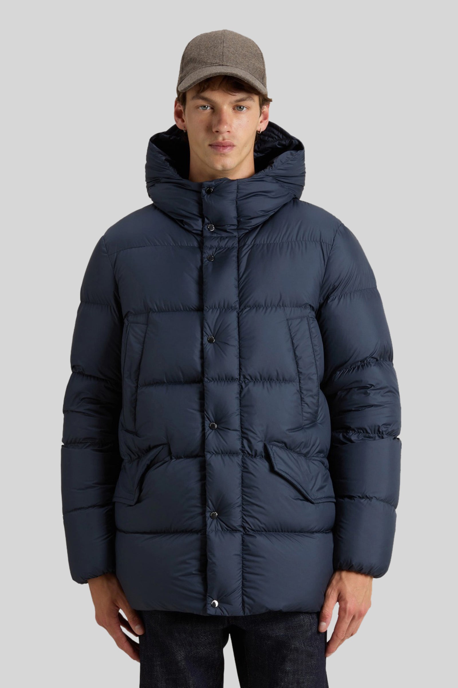 Woolrich Cloud Davis Parka Blu Uomo - 1