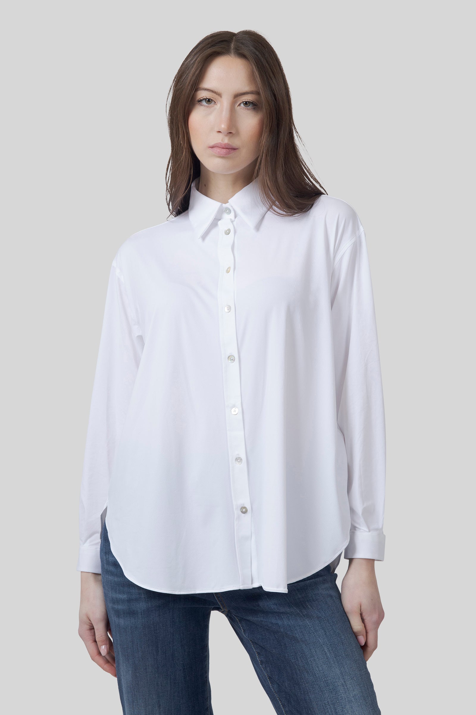 Rrd Camicia Oxford Boyfriend Wom Bianco Donna - 3
