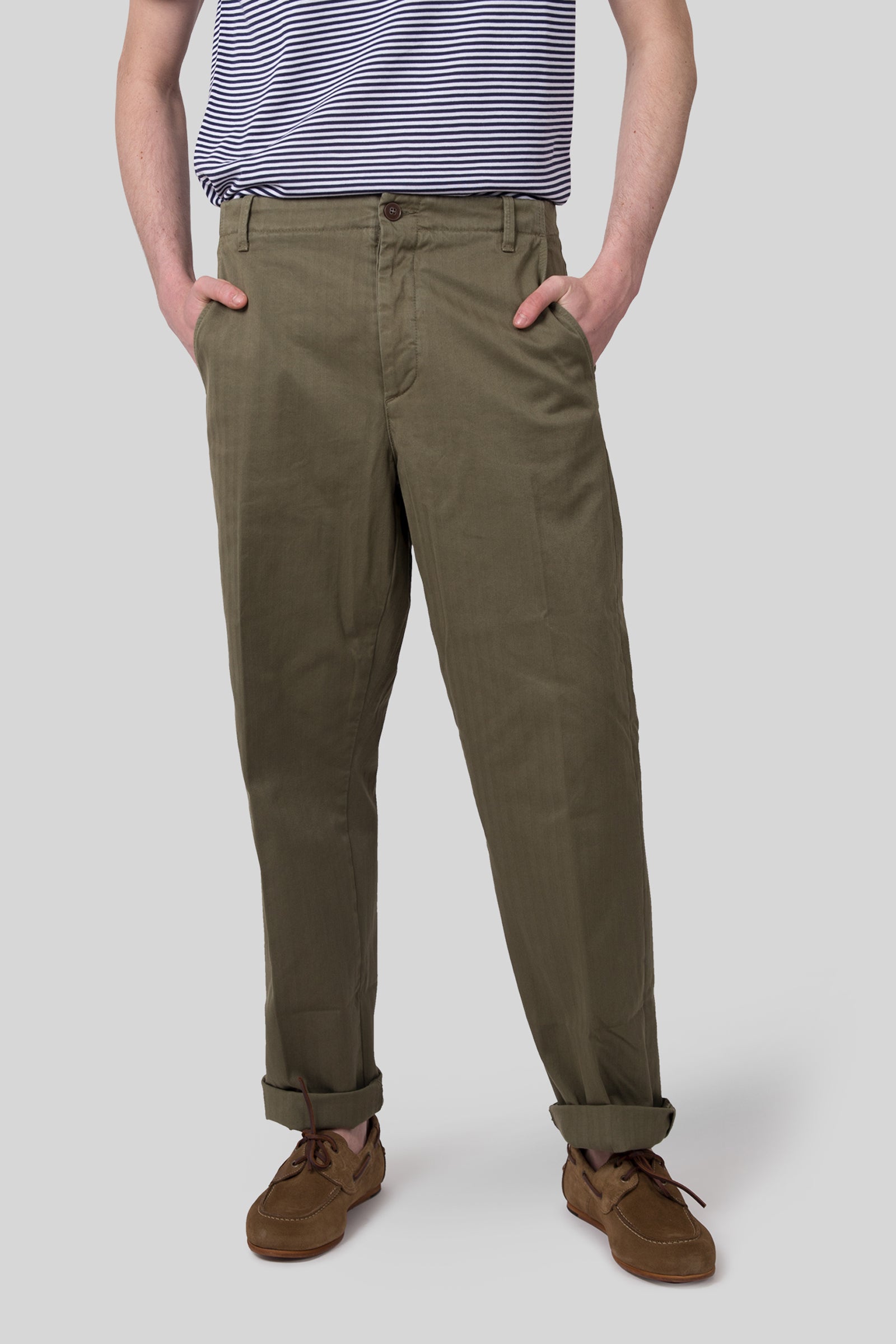 Fortela Pantalone Hector Verde Uomo - 5