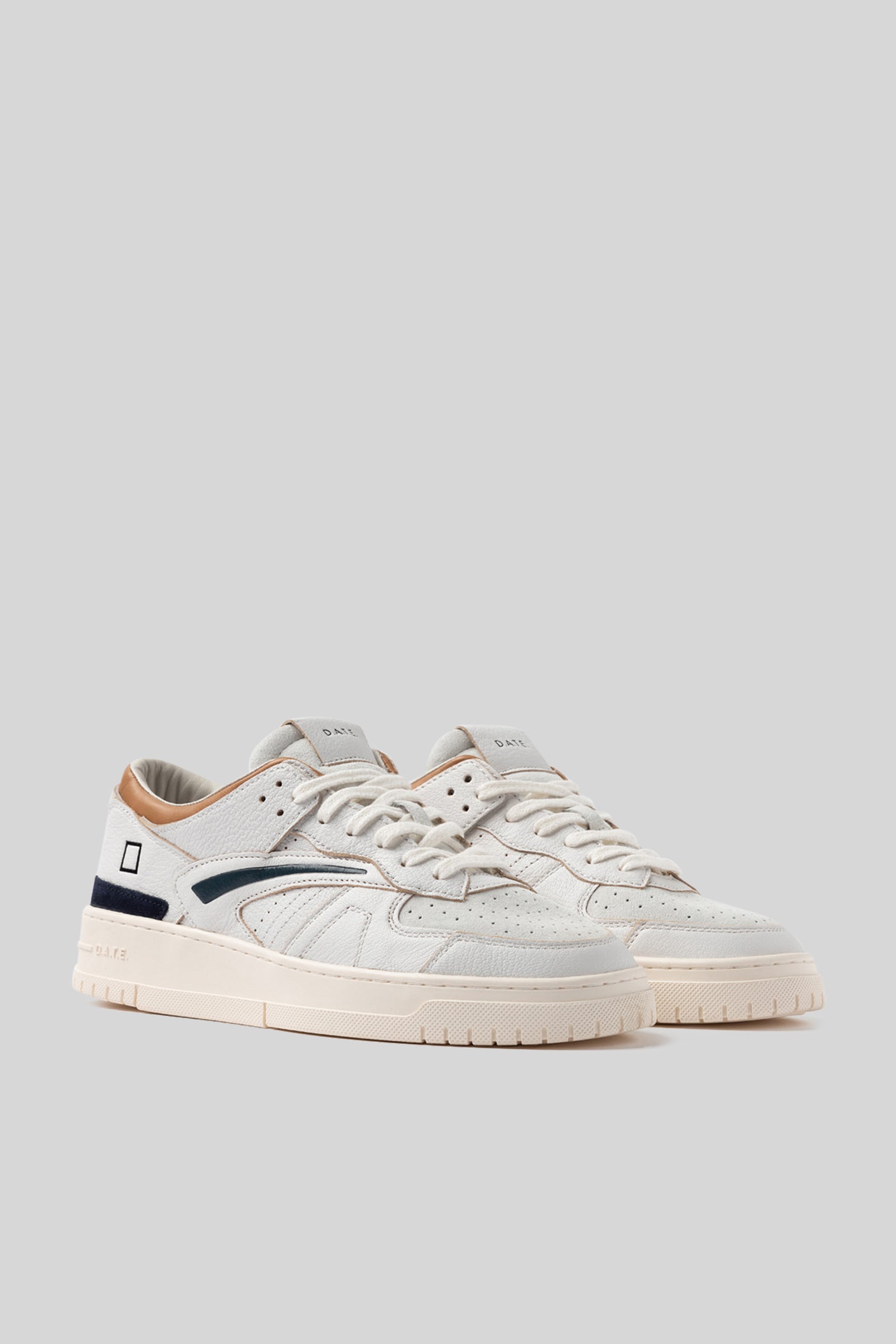 D.a.t.e. Sneaker Torneo Colored Bianco/blu Uomo - 3