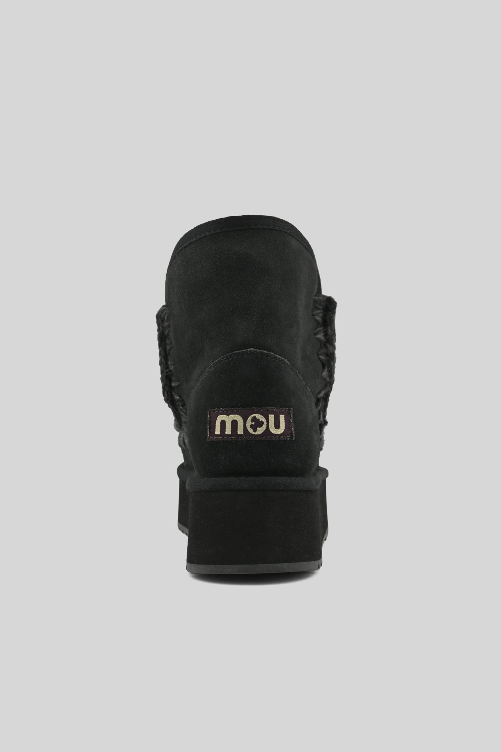Mou Platform Boot Suede Nero Donna - 4