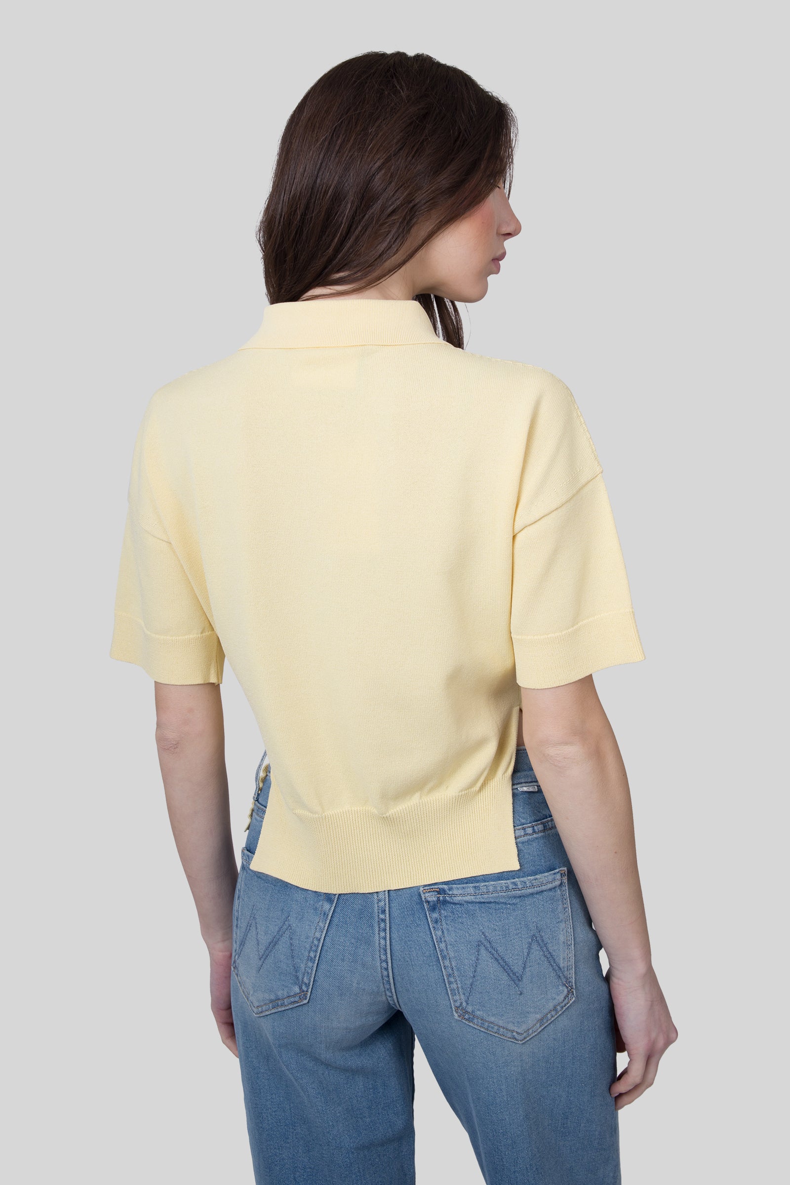 Erika Cavallini Polo Barbara Giallo Donna - 3