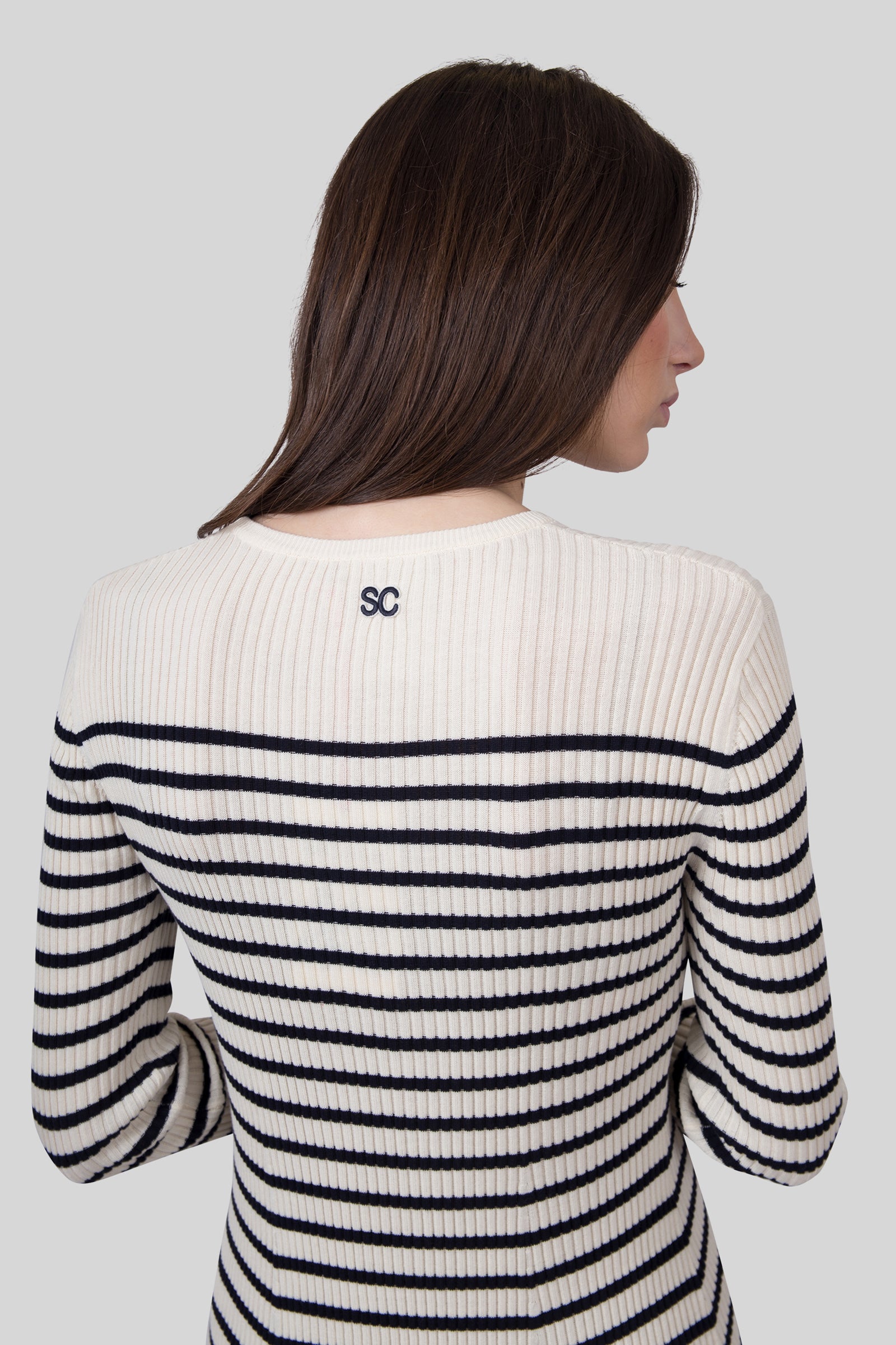 Semicouture Abito Belinda Beige/blu Donna - 4