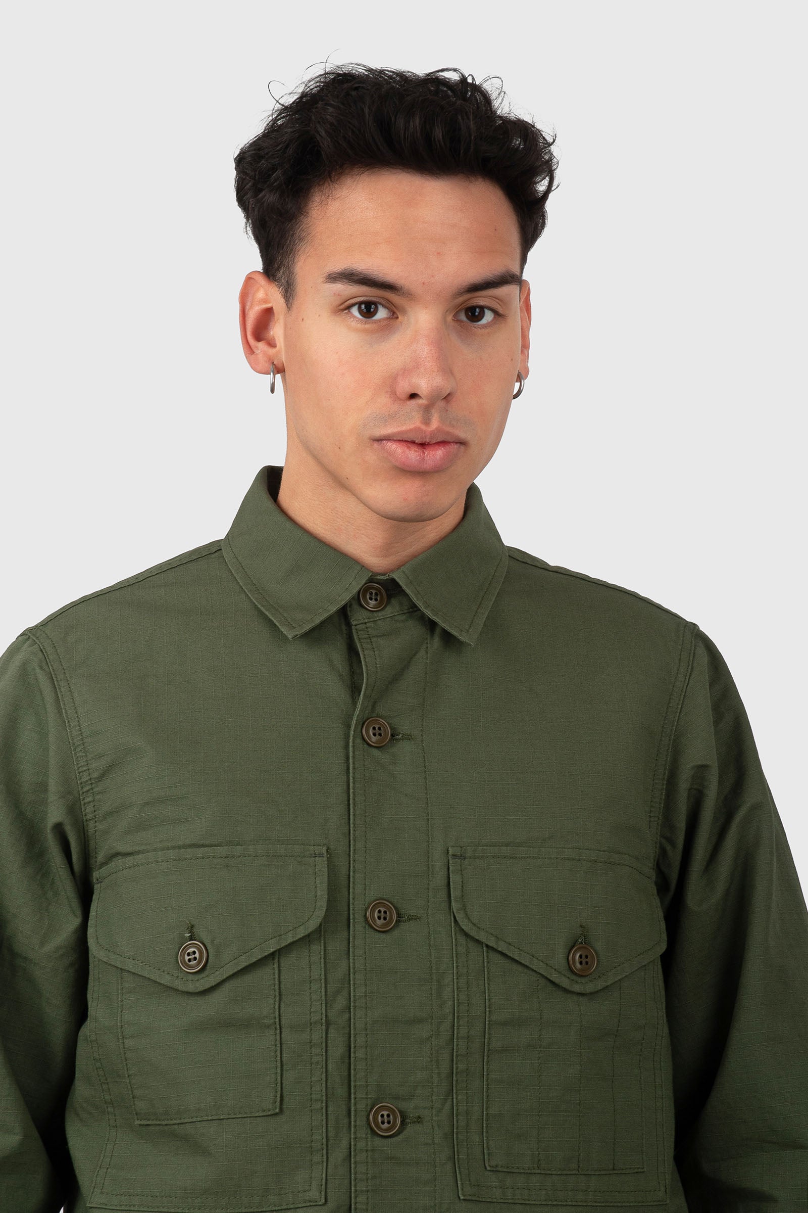 Manifattura Ceccarelli Original Cruiser Jacket Verde Oliva Uomo - 3