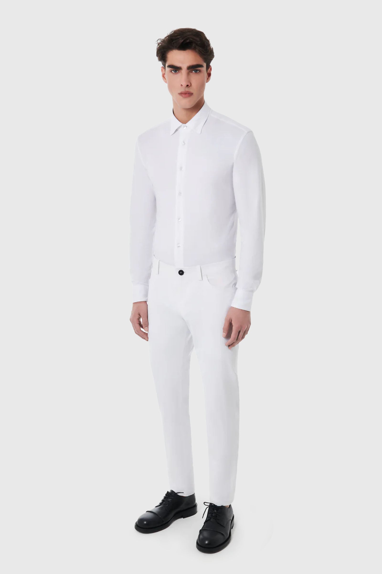 Rrd Macro Shirt Bianco Uomo - 5