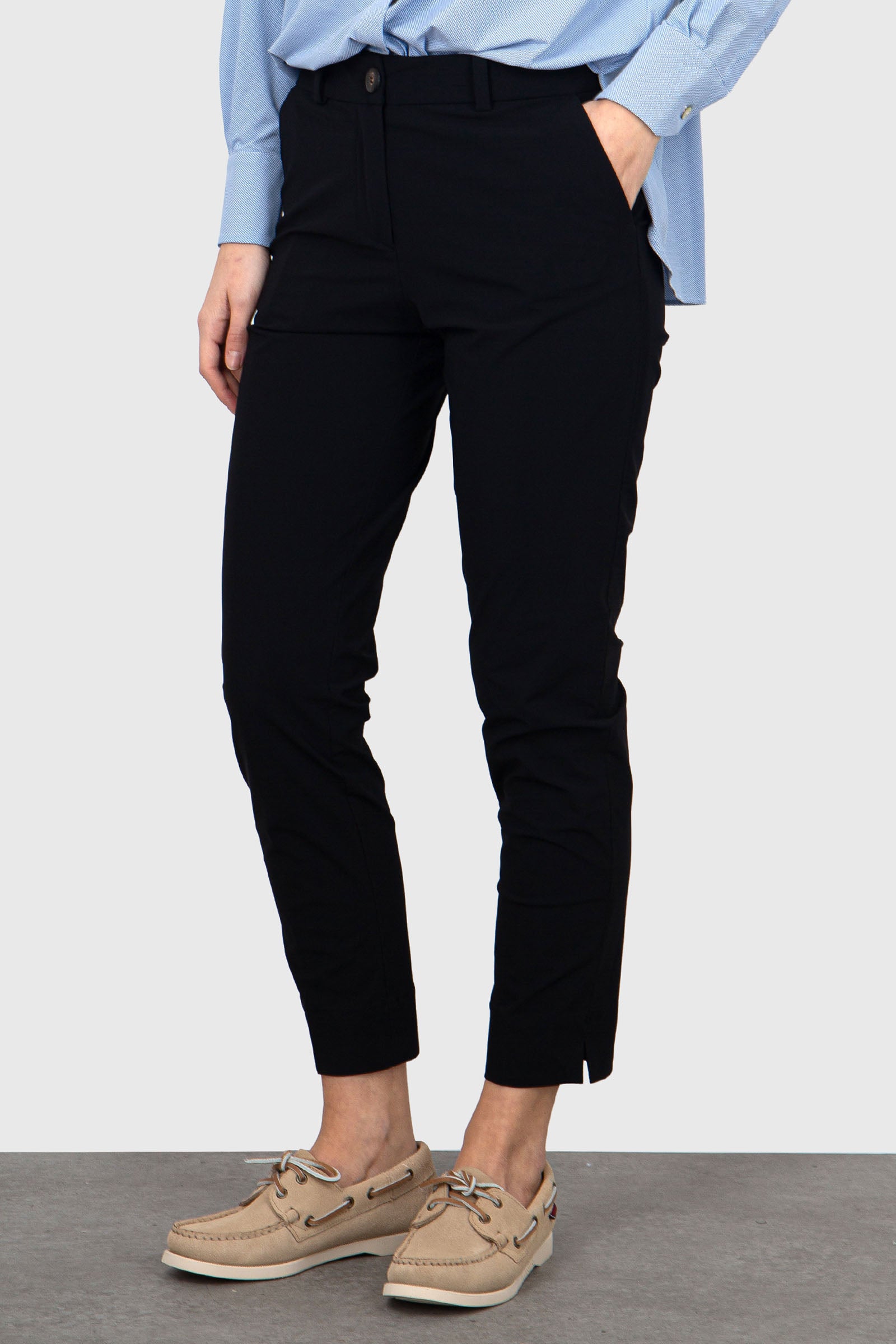 Rrd Revo Chino Wom Pant Nero Donna - 1