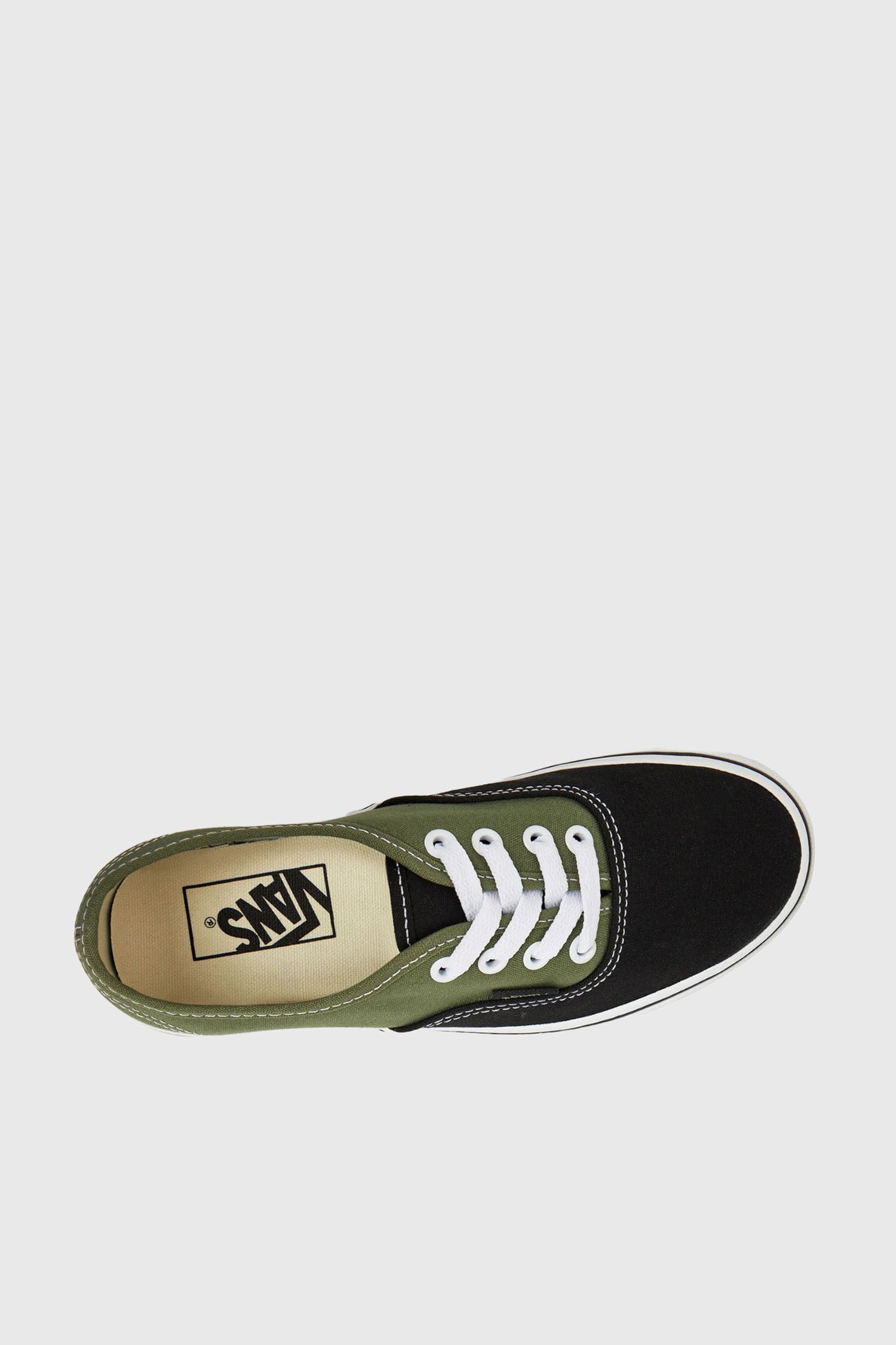 Vans "off The Wall" Sneaker Authentic Verde Militare/nero Uomo - 5