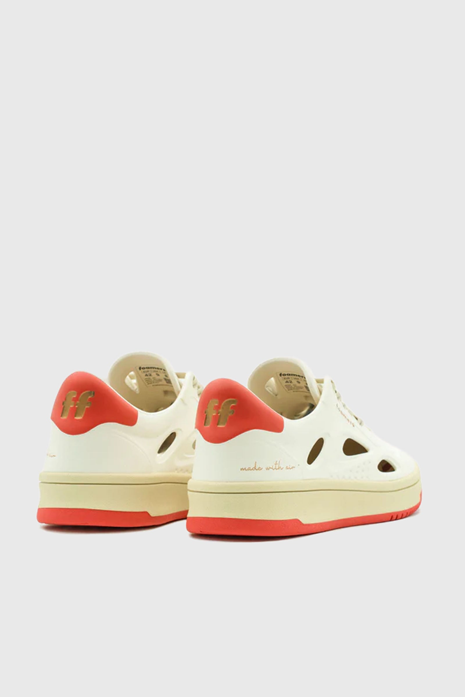 Foamers Bianco/rosso Uomo - 3
