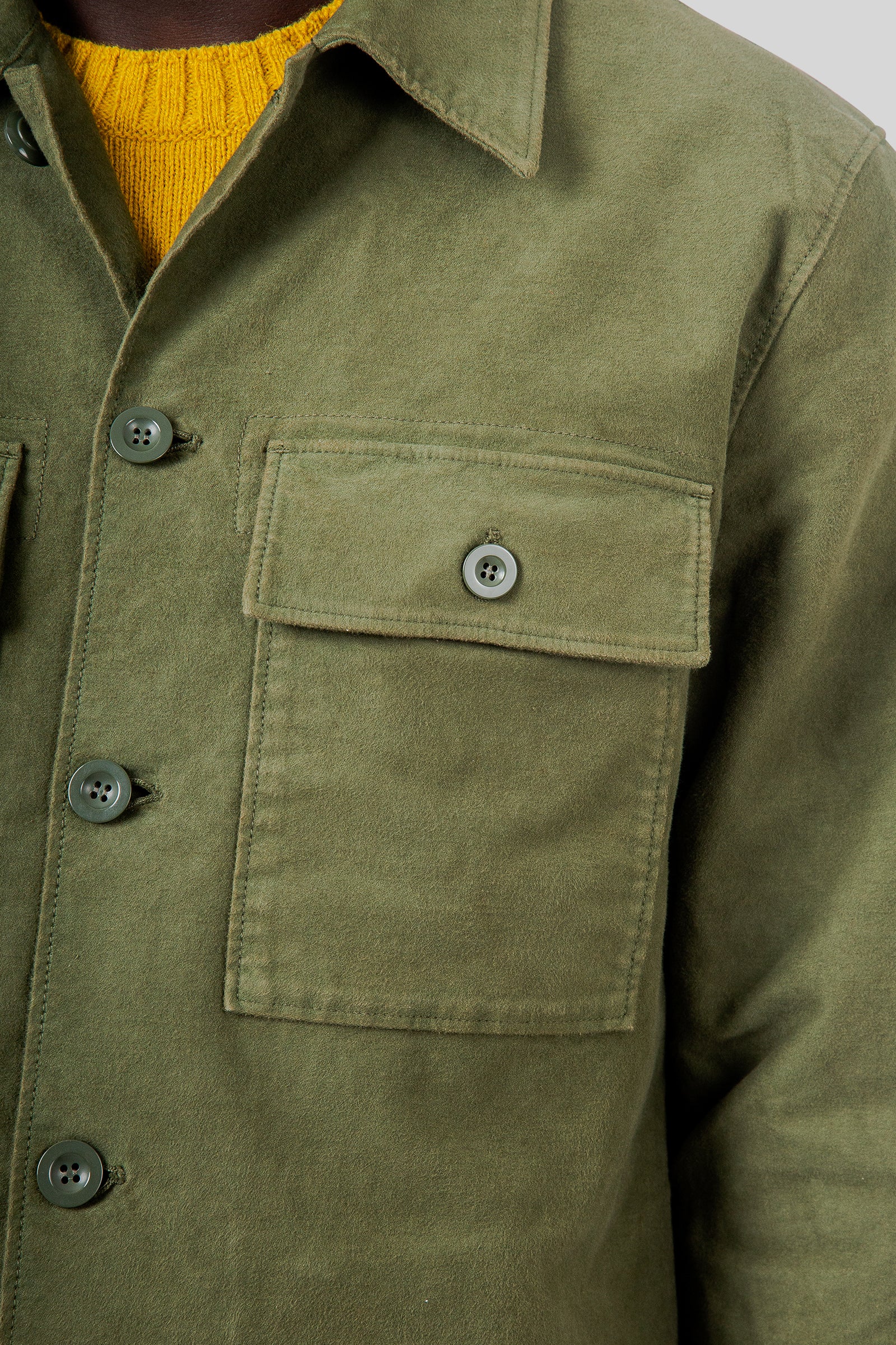 Department Five Overshirt Wilde Verde Militare Uomo - 4