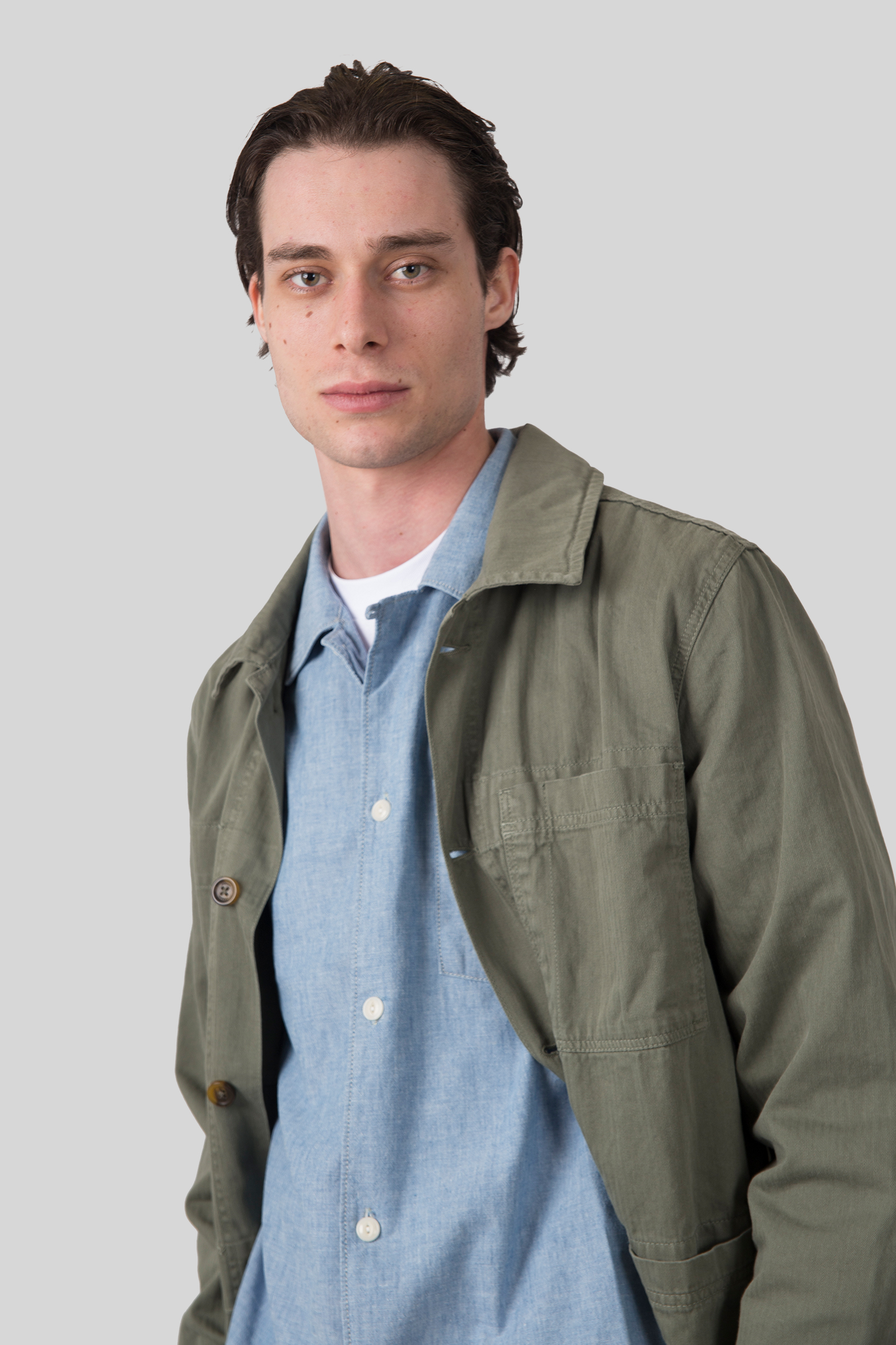 Dorr Herringbone Overshirt - 6