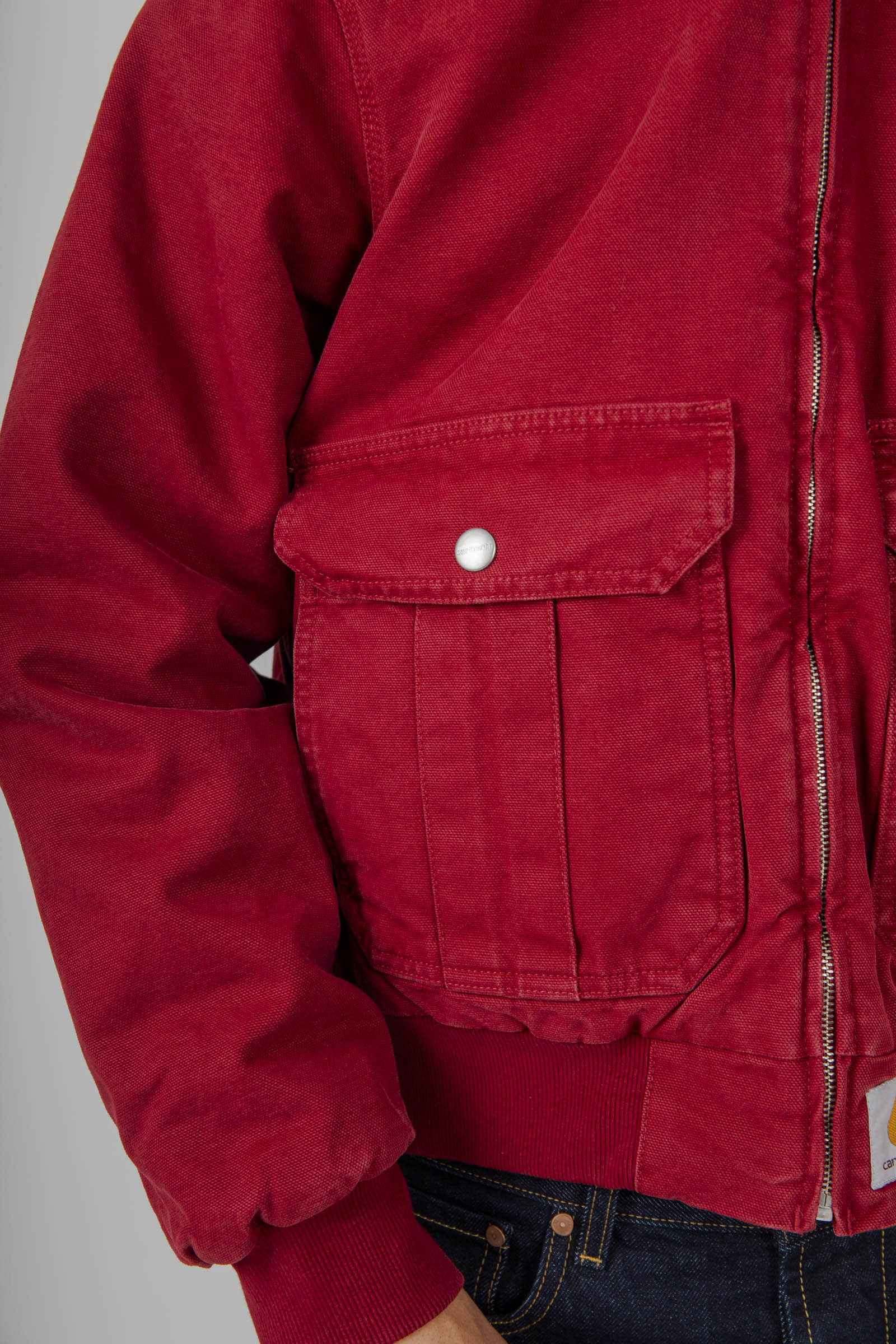 Carhartt Wip Stanton Jacket Rosso Uomo - 2