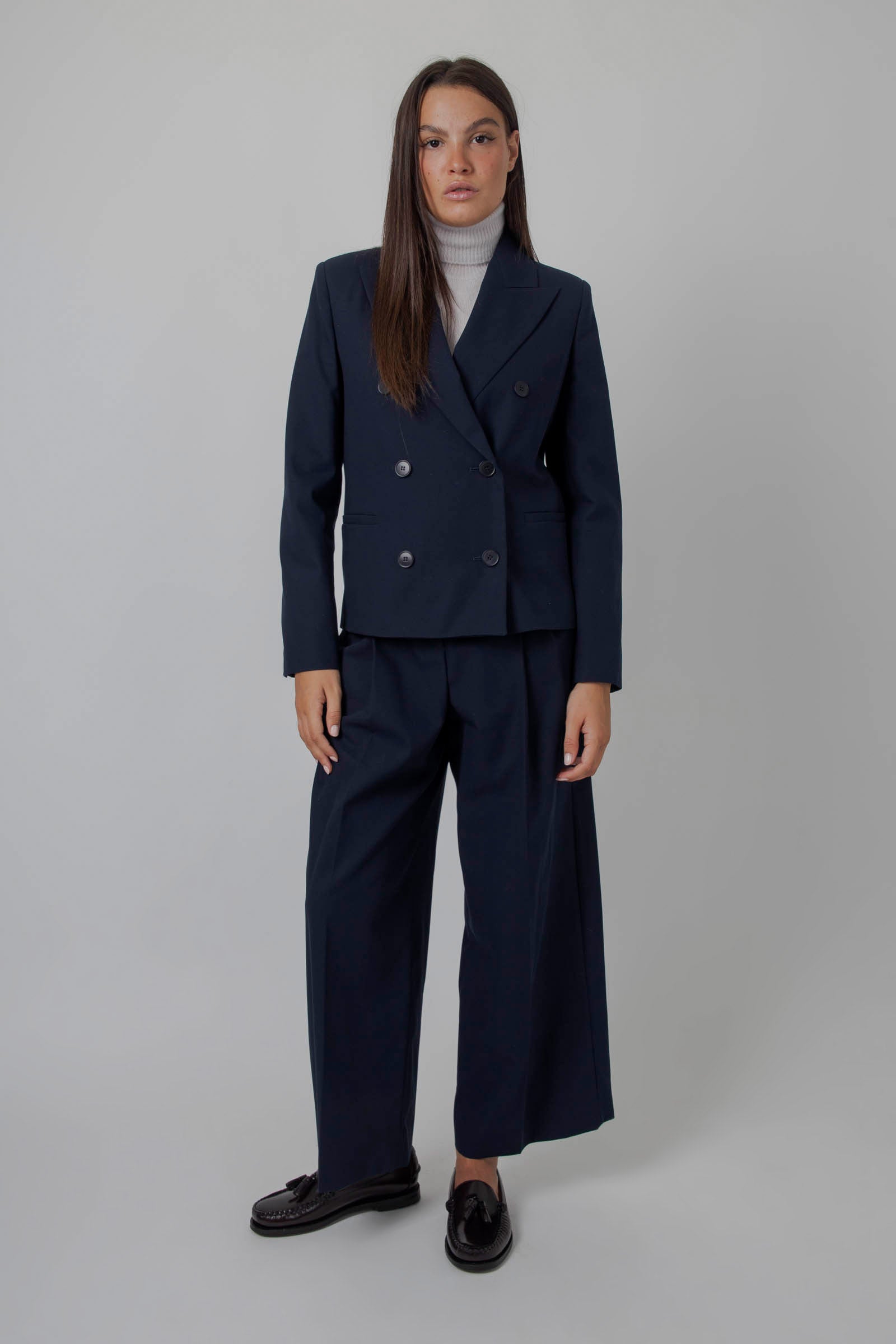 Double-breasted Gabardine Tappeto Jacket - 2