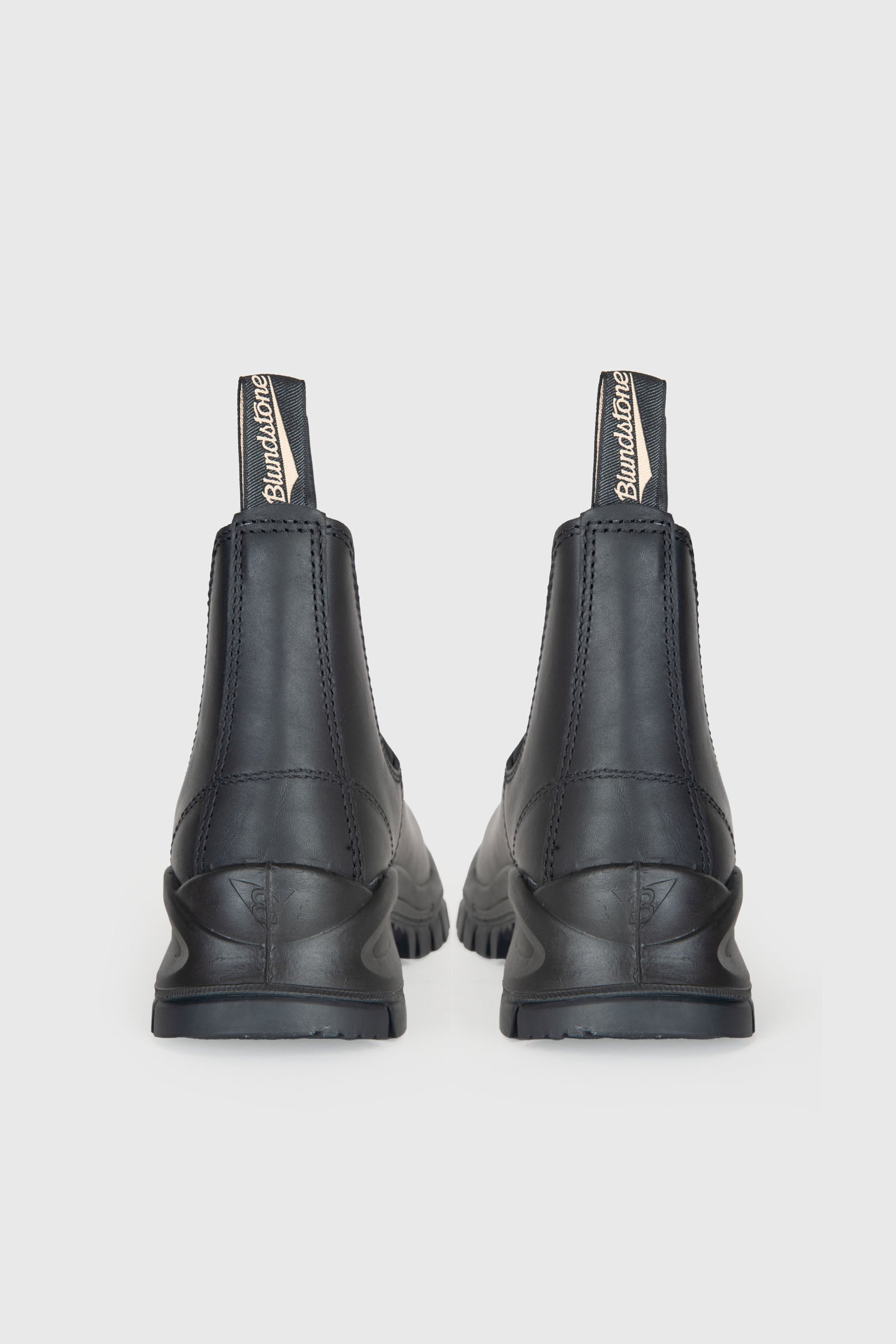 2240 Black Leather Lug Chelsea Boot - 3