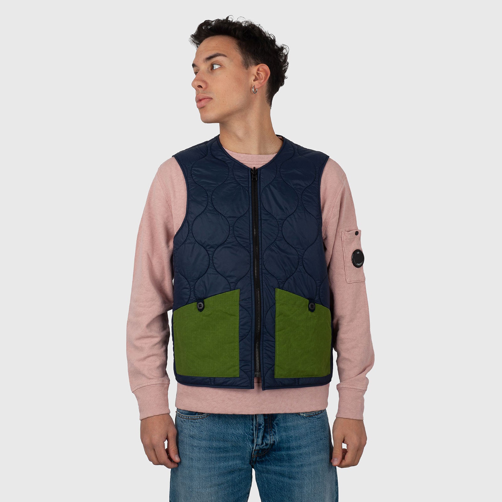 Manifattura Ceccarelli All Seasons Vest Blu/verde Uomo - 9