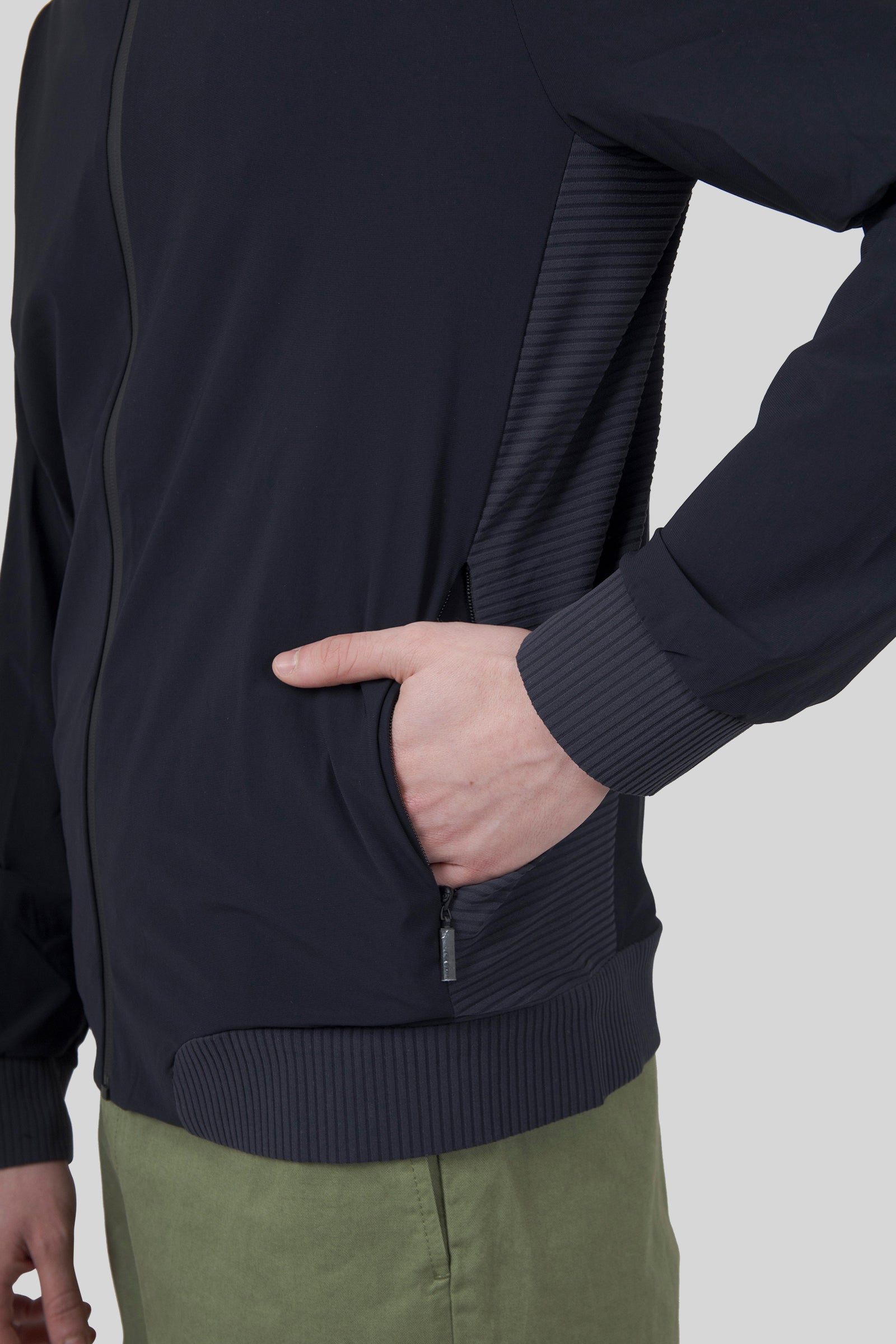 Rrd Felpa Surflex Soft Touch Hood Zip Blu Uomo - 6
