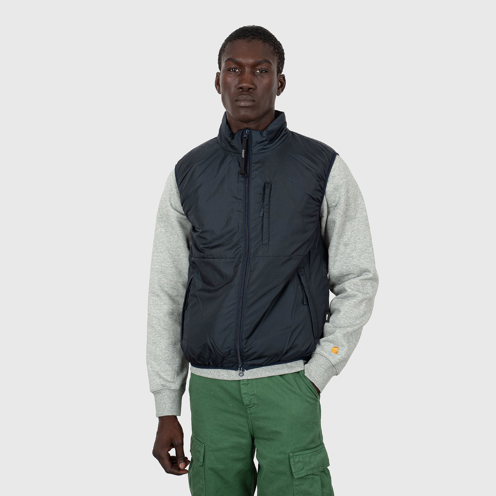 Aspesi Gilet Jill Blu Navy Uomo - 9