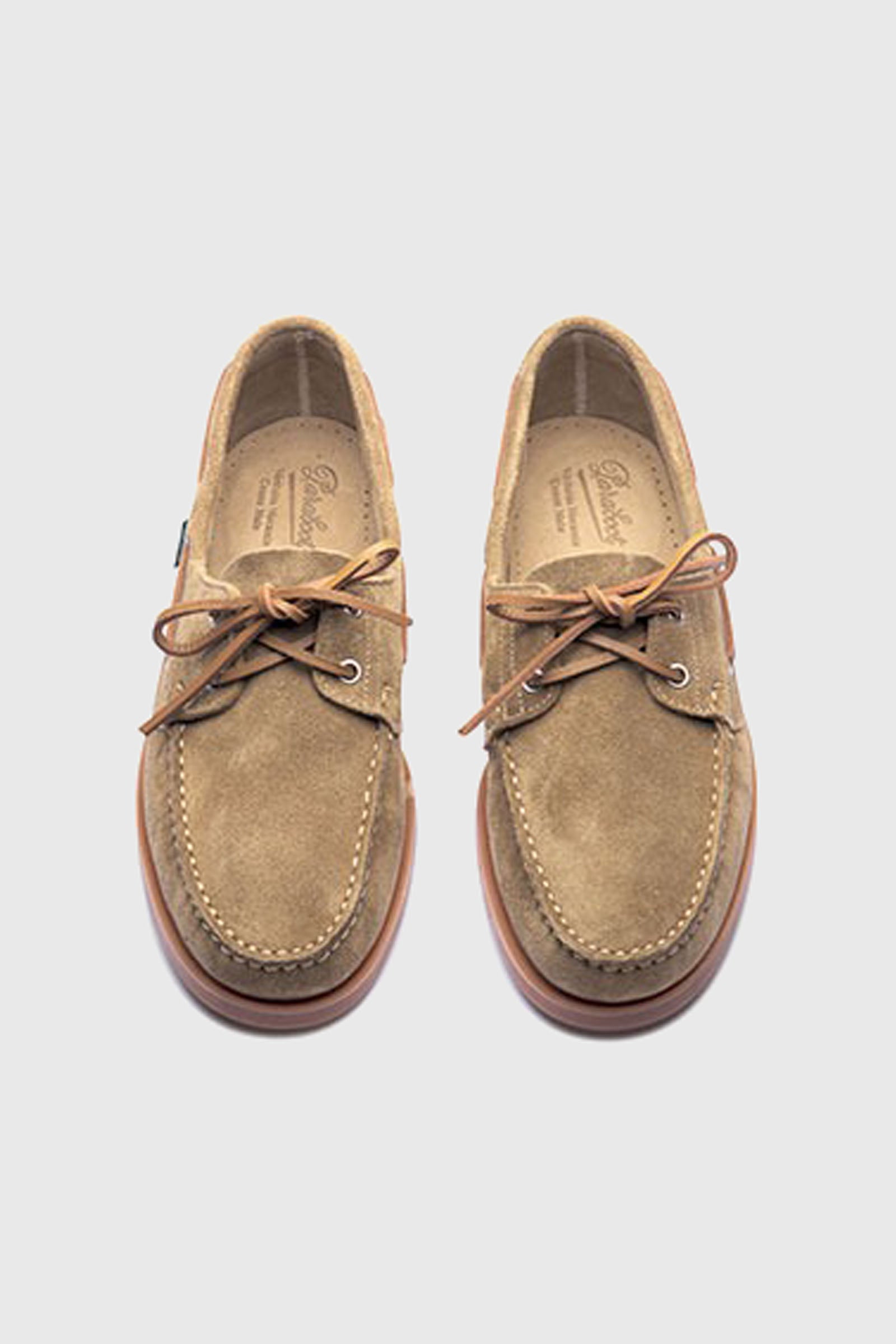 Paraboot Mocassino Barth Velours Sand Sabbia Uomo - 4