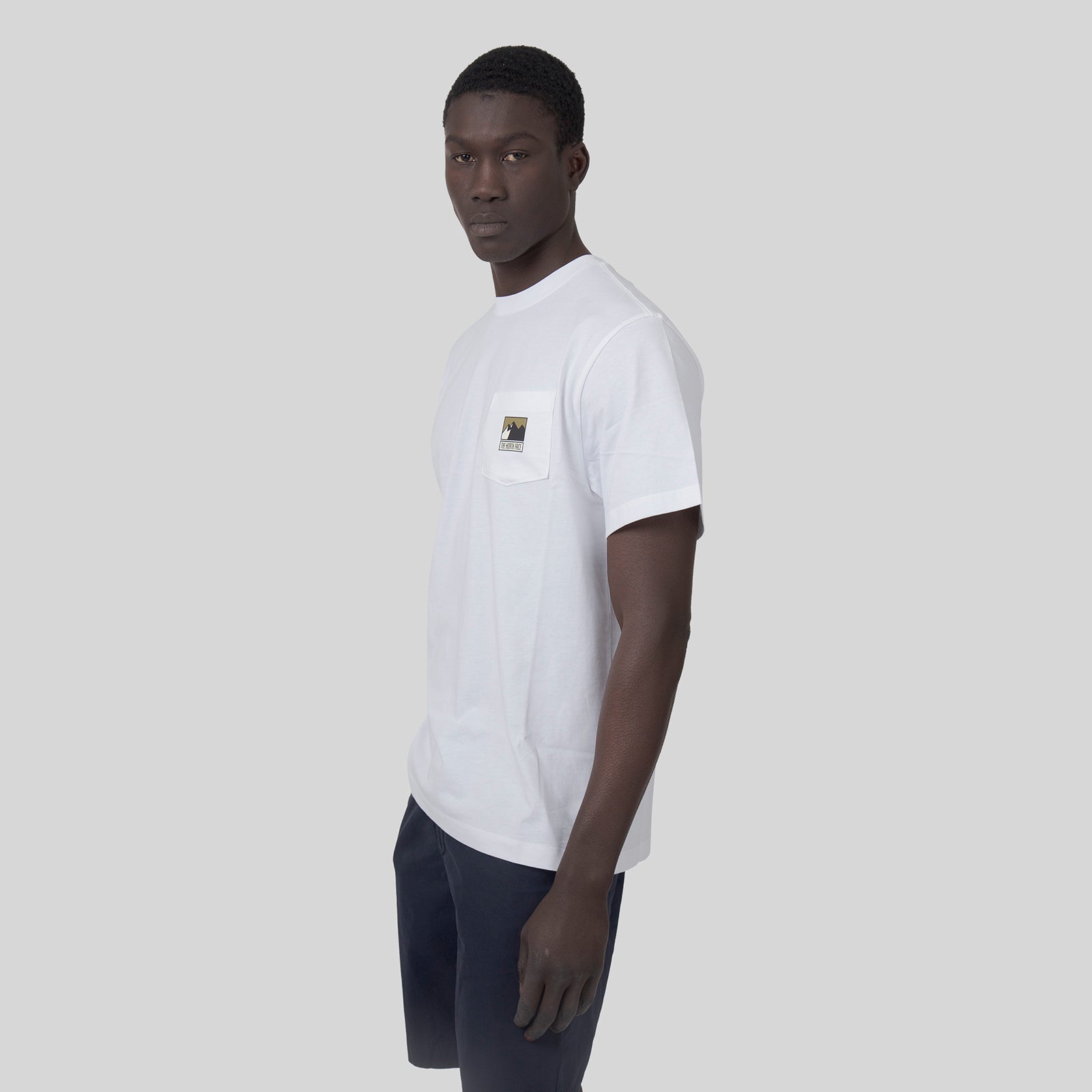 The North Face T-shirt Mountain Logo Relaxed Bianco Uomo - 7
