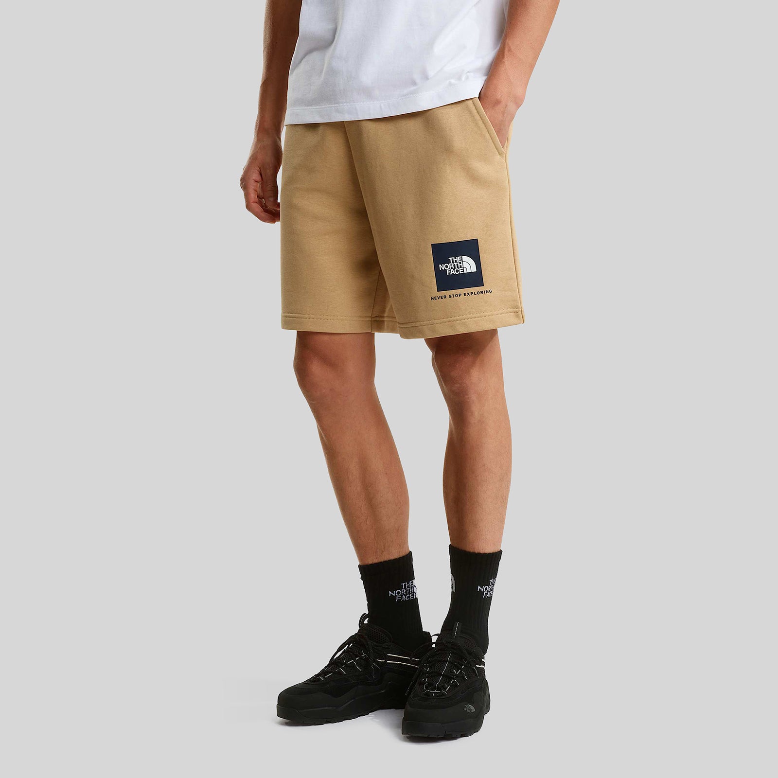 The North Face Shorts Nse Box Light Regular Khaki Uomo - 5