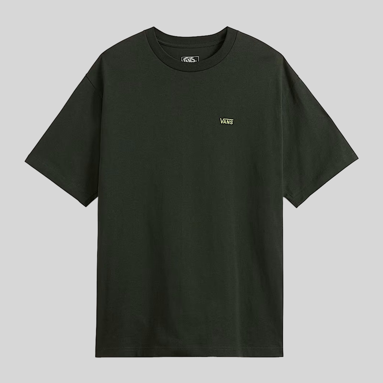 Vans "off The Wall" T-shirt Left Chest Ii Verde Uomo - 2