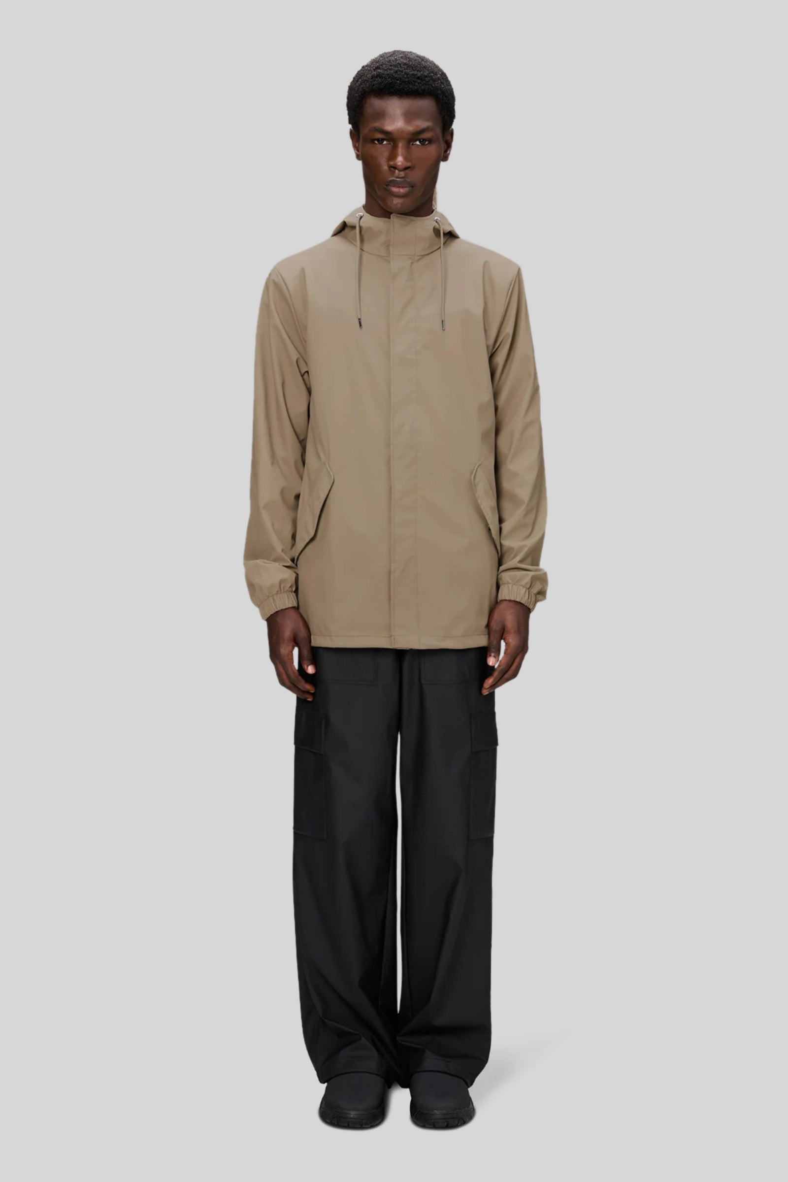 Rains Fishtail Jacket Beige Uomo - 3