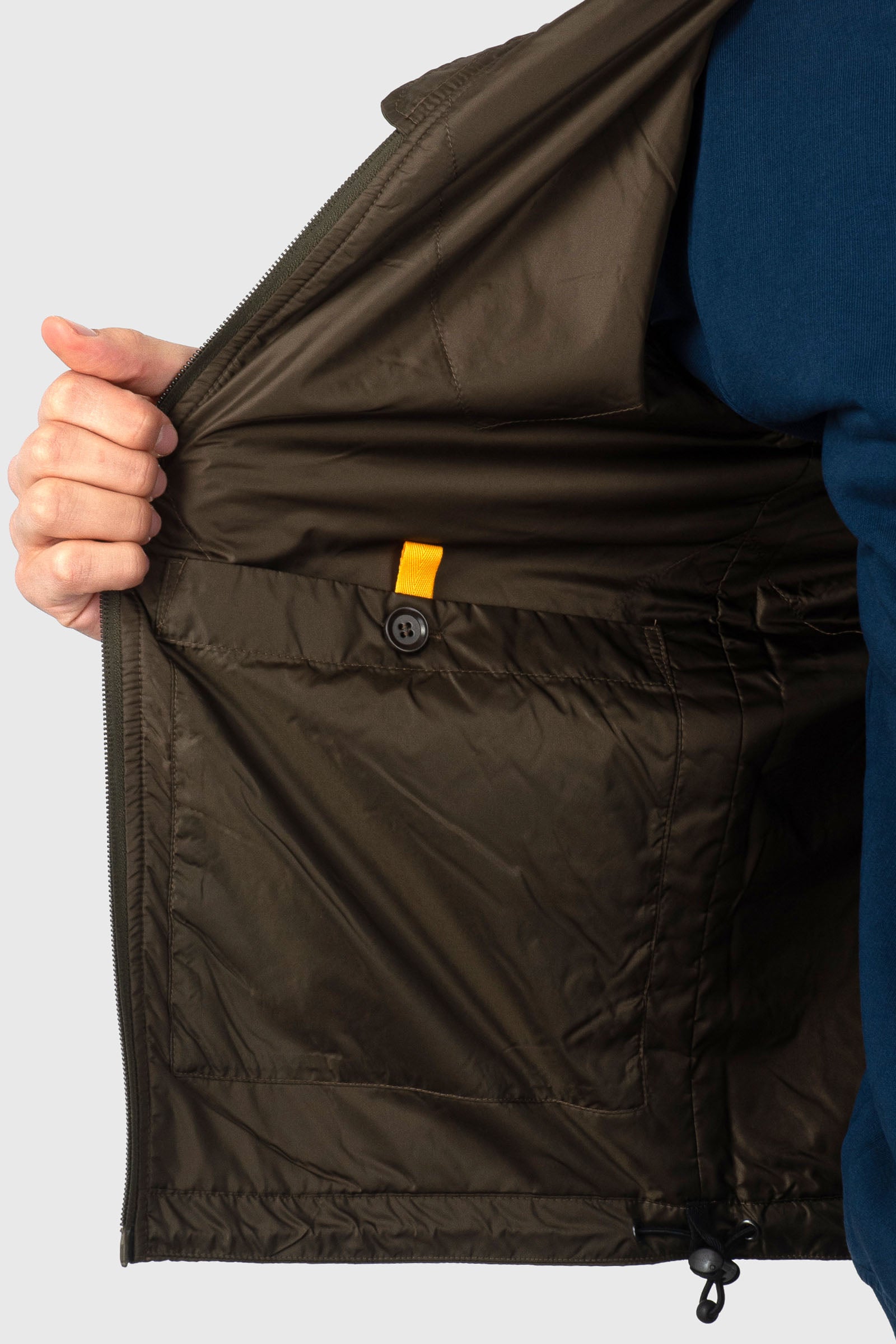 Aspesi Gilet Vernes Verde Militare Uomo - 7