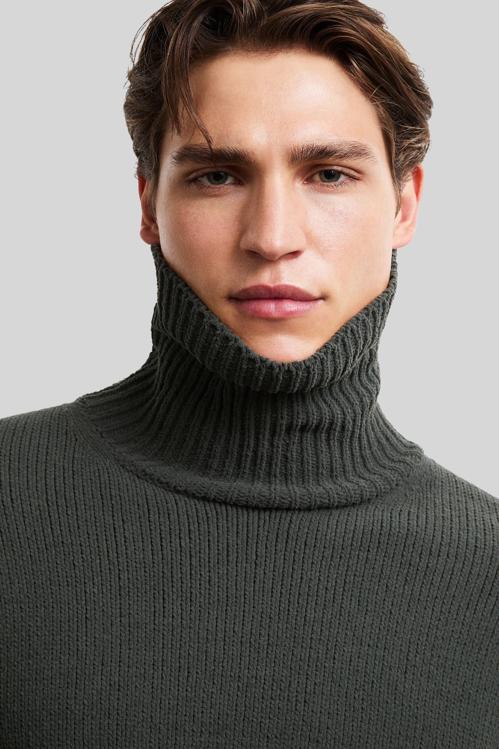 Rrd Maglia Cinematt Turltleneck Verde Uomo - 2