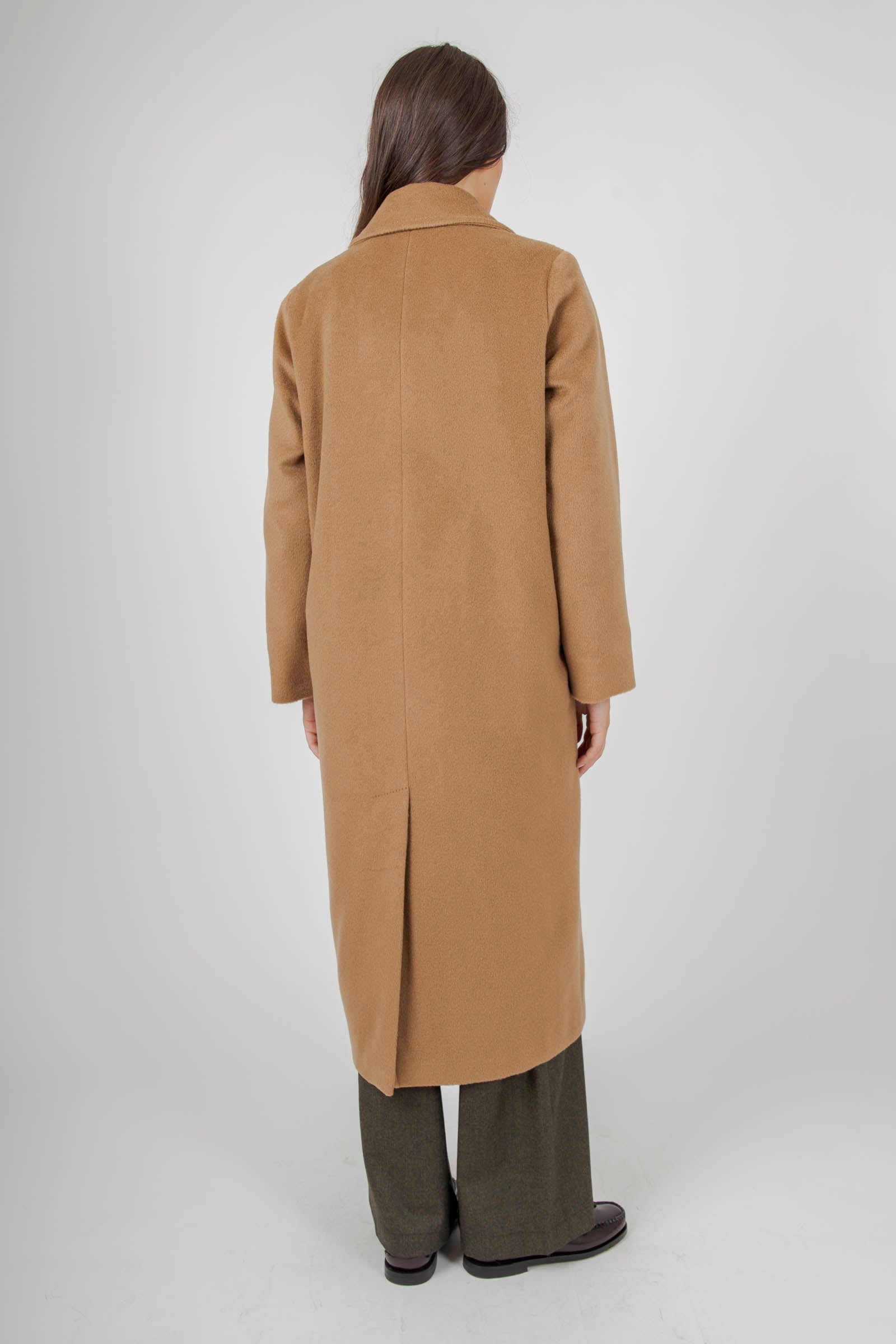 Zufolo Double-breasted Coat In Wool And Alpaca - 4