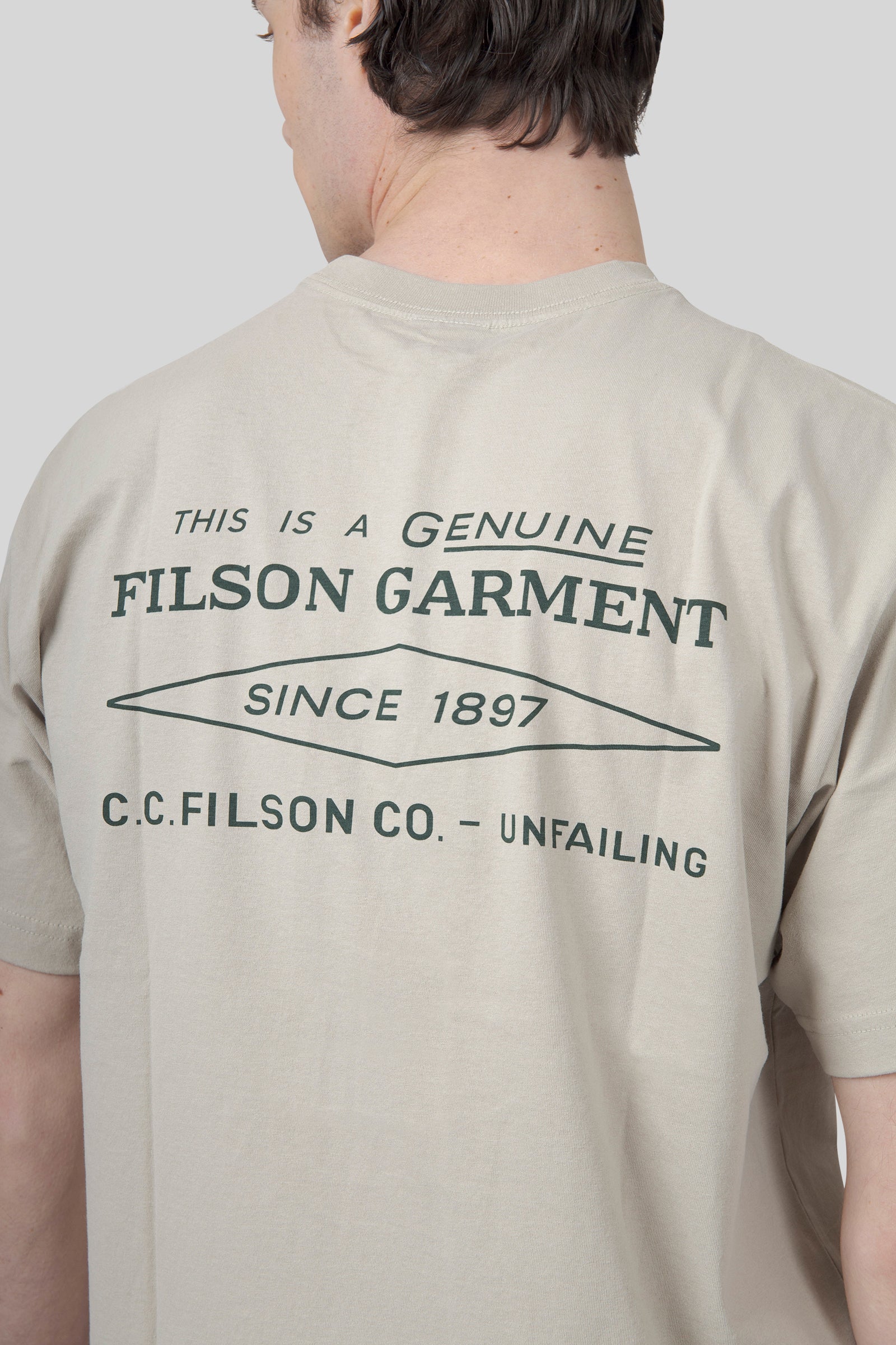 Filson T-shirt Diamond Graphic Tortora Uomo - 1