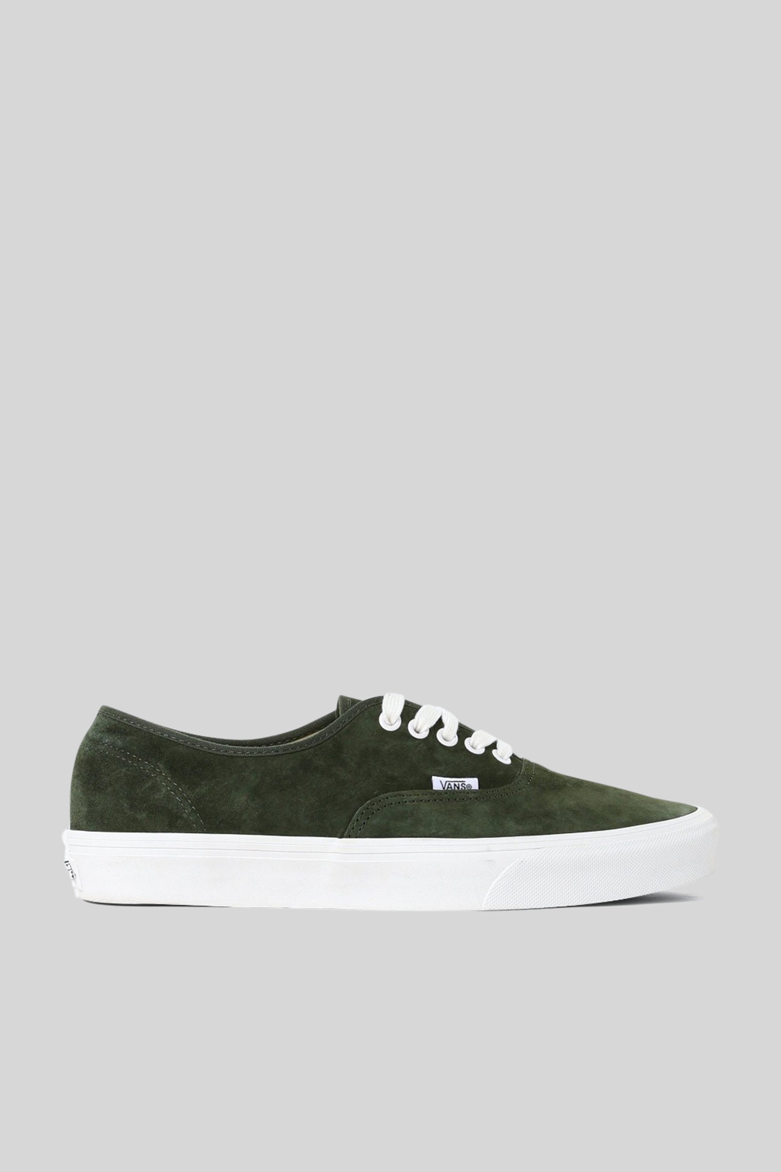 Vans "off The Wall" Sneaker Authentic Pig Suede Verde Uomo - 1