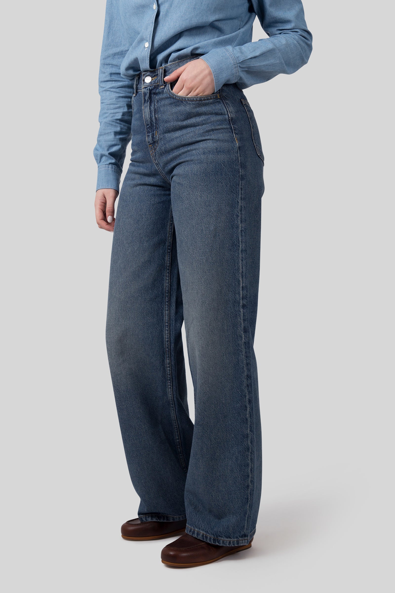 Carhartt Wip W' Jane Pant Blu Medio Donna - 1