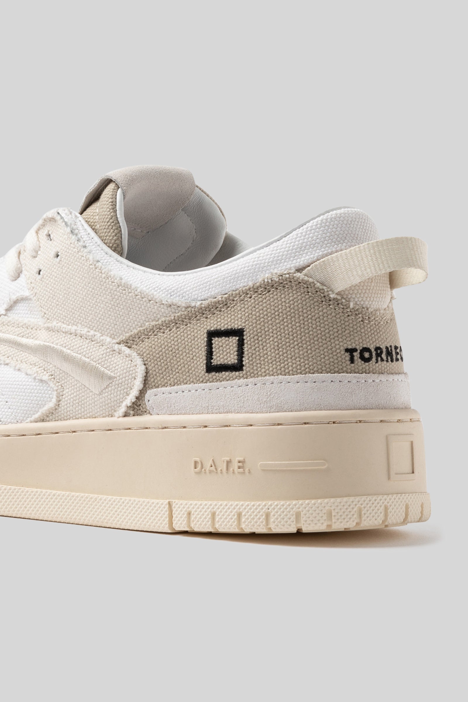 D.a.t.e. Sneaker Torneo Fringed Naturale Uomo - 2