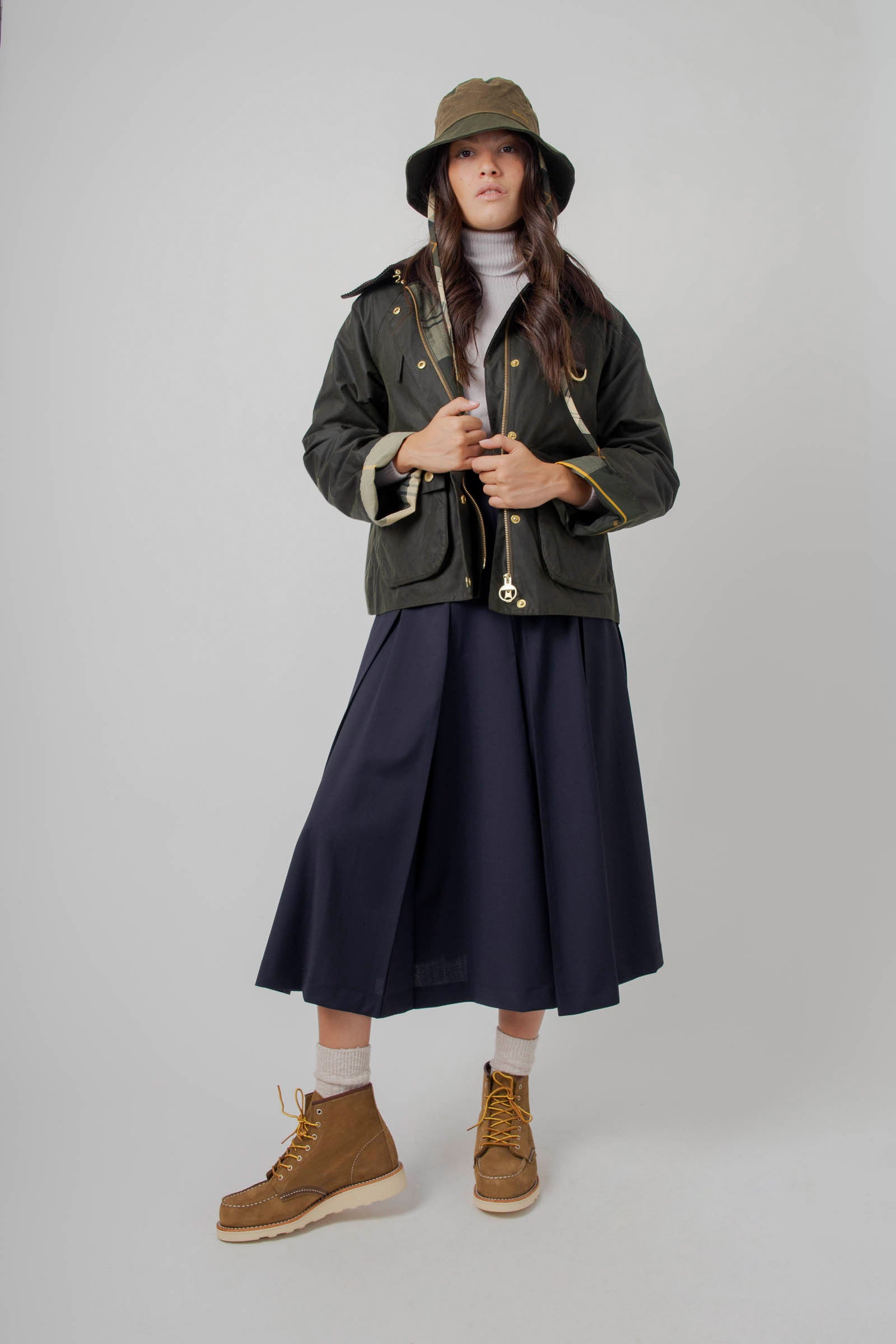 Henrique Pleated Midi Skirt - 2