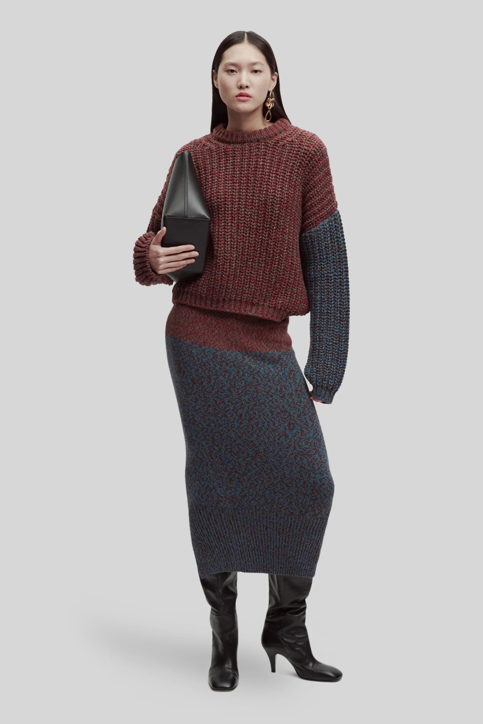 Erika Cavallini Maglia Luigi Bordeaux/blu Donna - 2