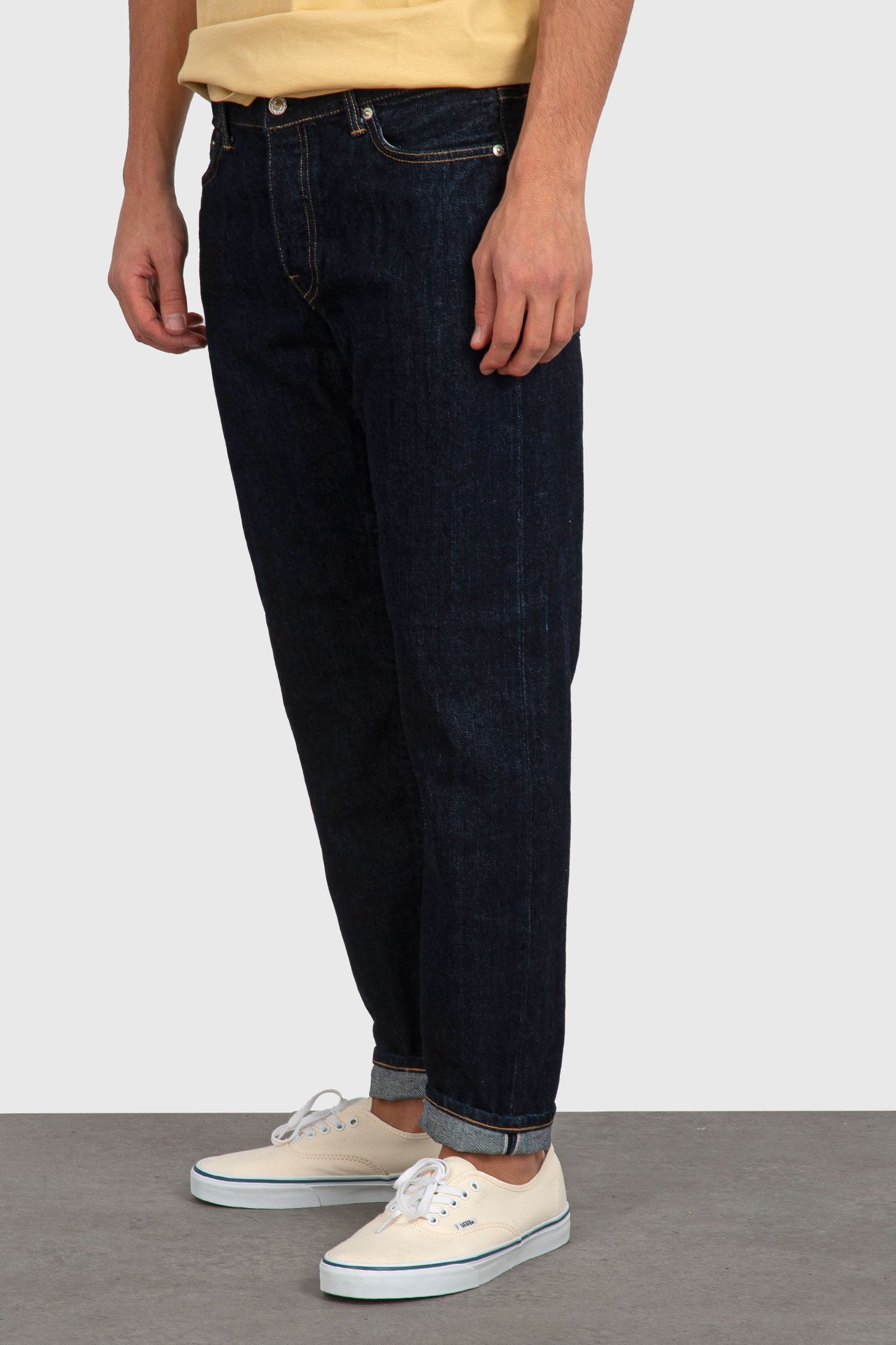 Edwin Jeans Regular Tapered Japan Blu Scuro Uomo - 3