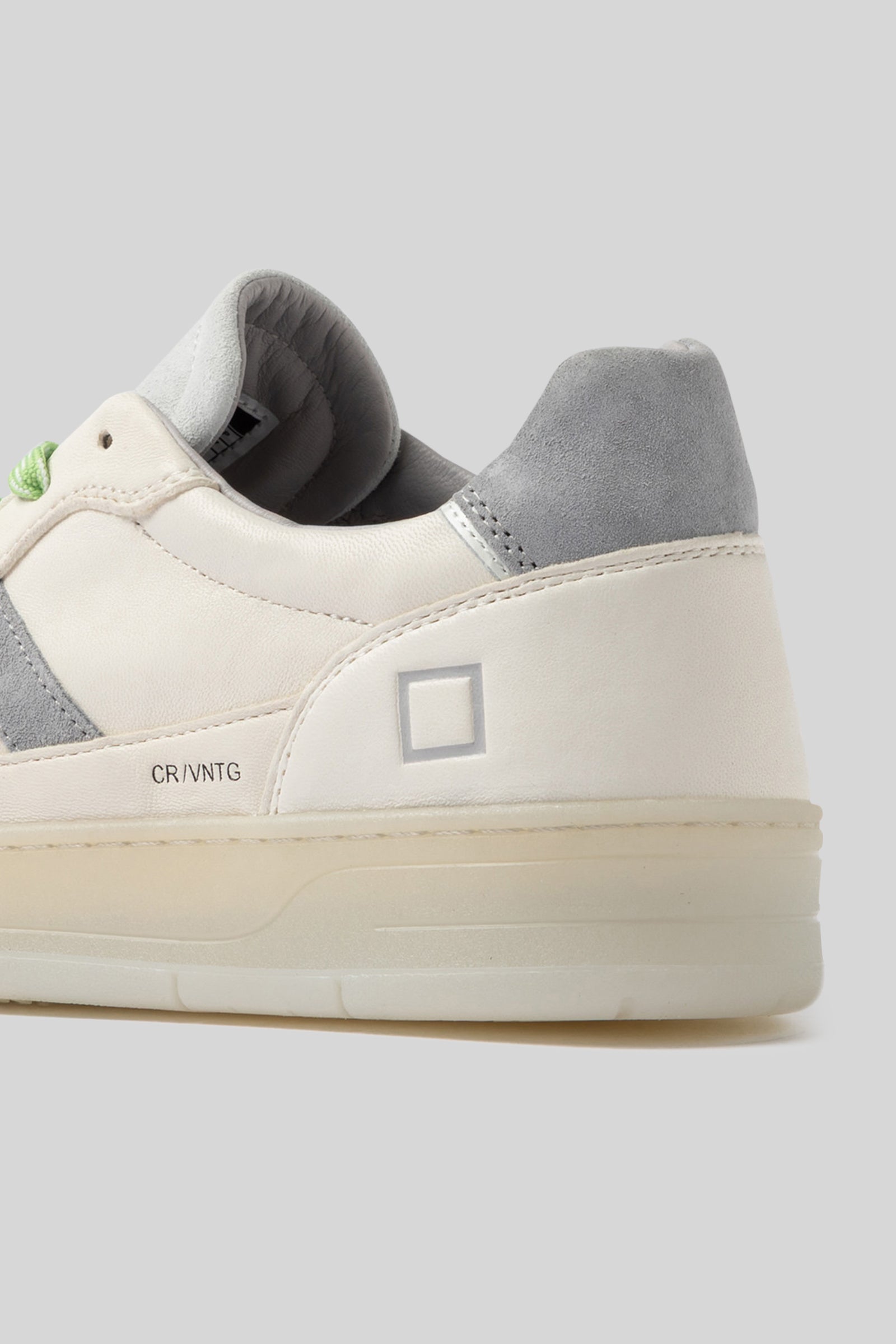 D.a.t.e. Sneaker Court 2.0 Vintage Calf Bianco/grigio Uomo - 5
