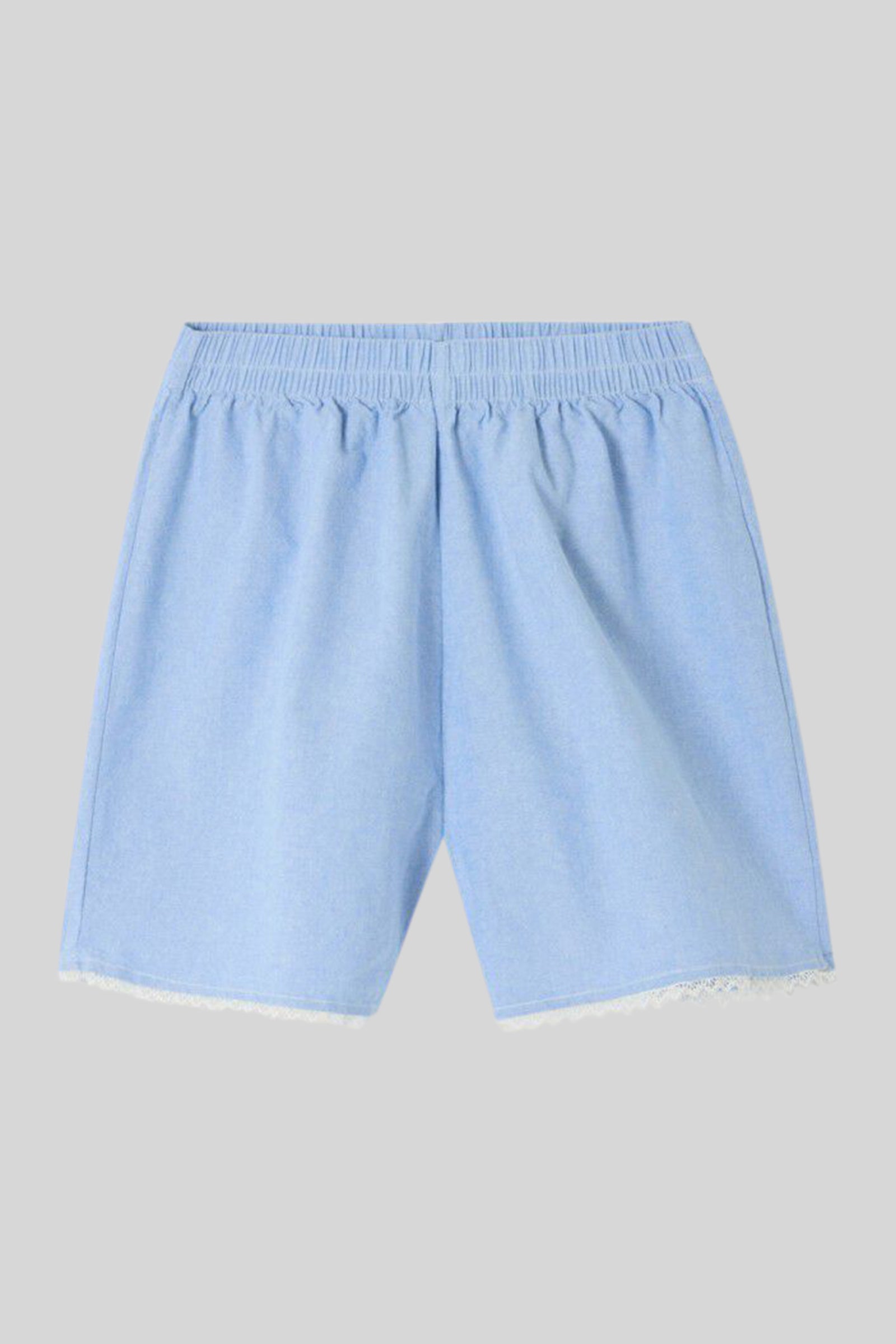 American Vintage Shorts Feoly Azzurro Donna - 1