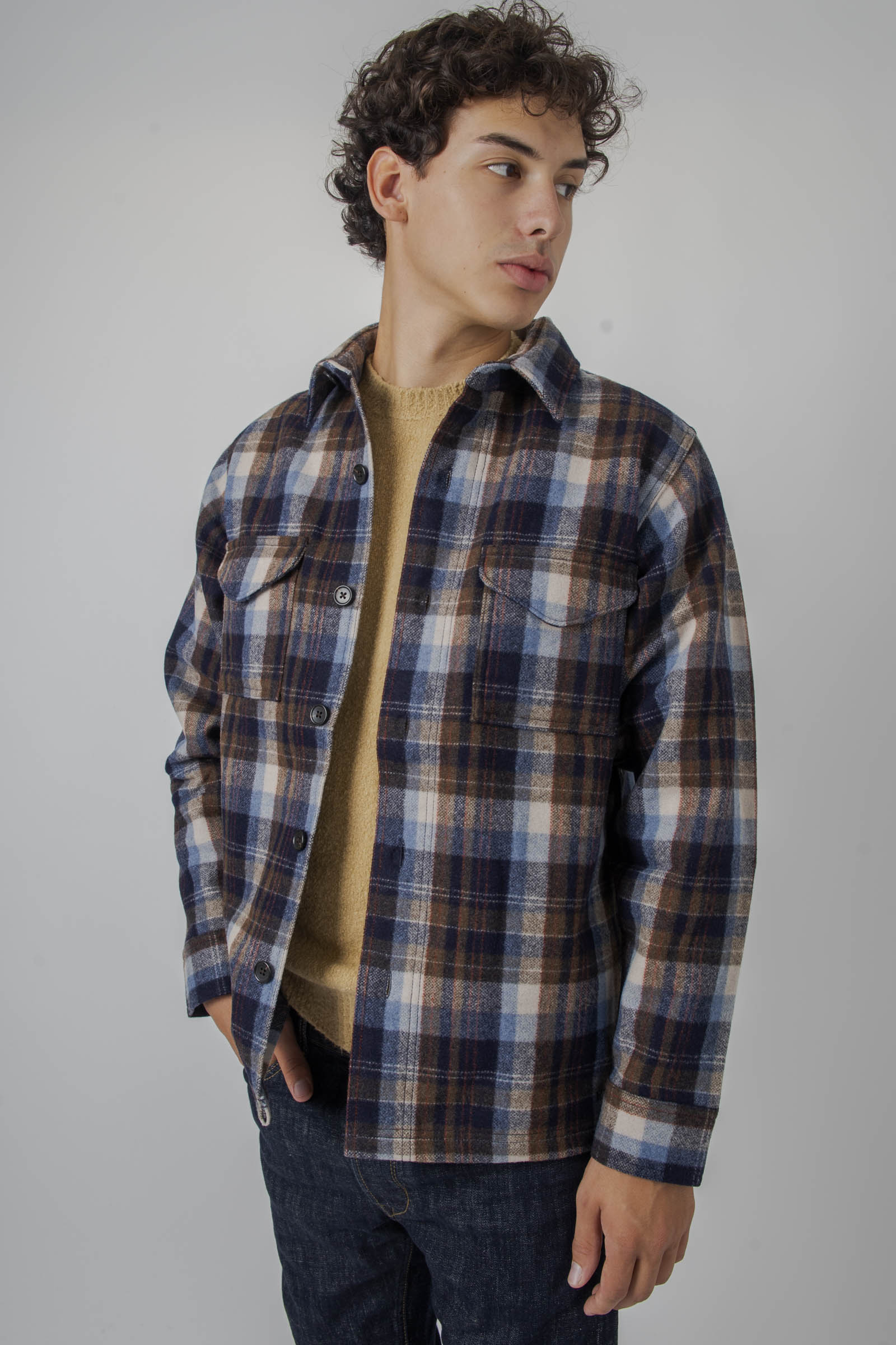Filson Jac-shirt Marrone/blu Uomo - 5