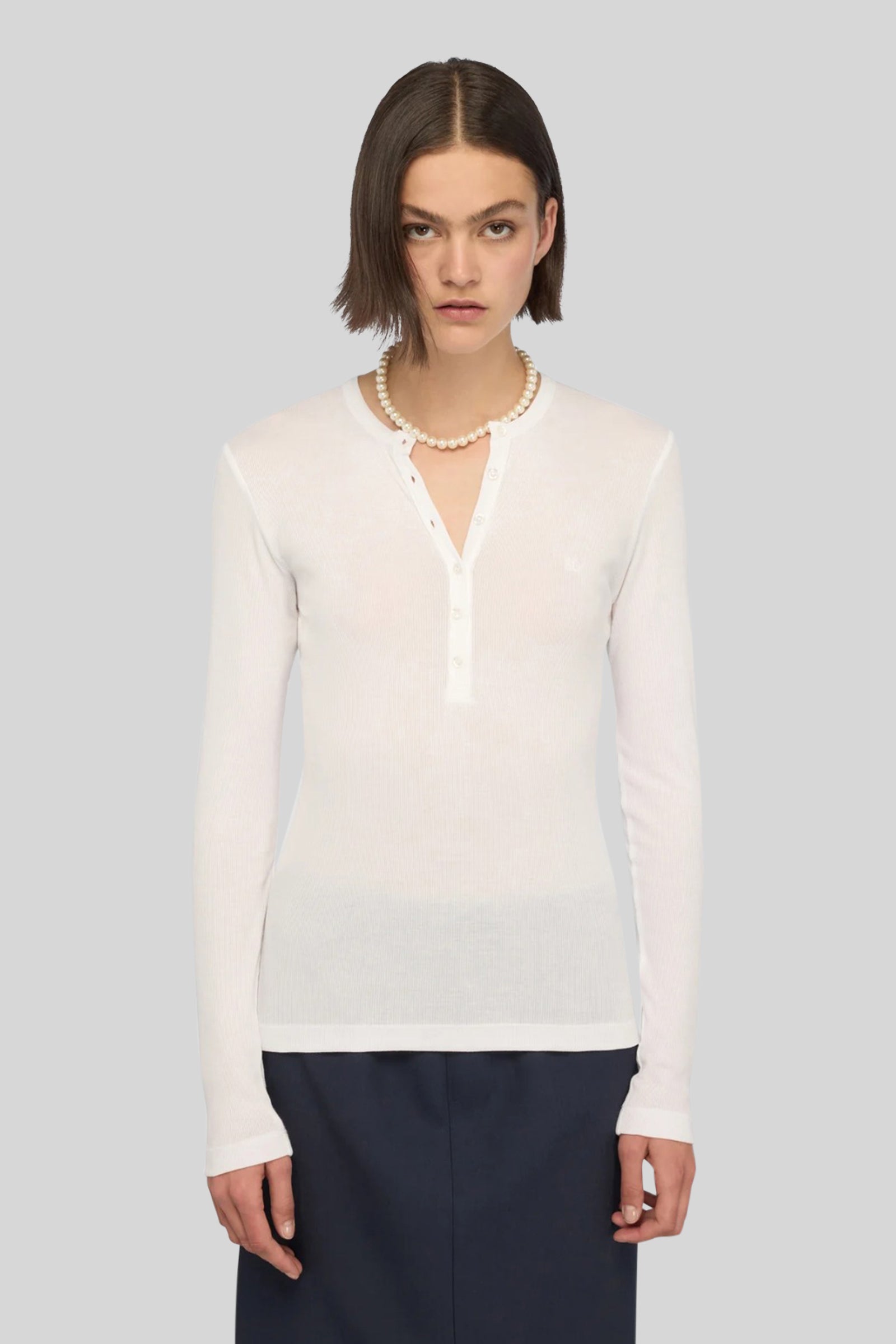 Semicouture Maglia Filomena Bianco Donna - 2